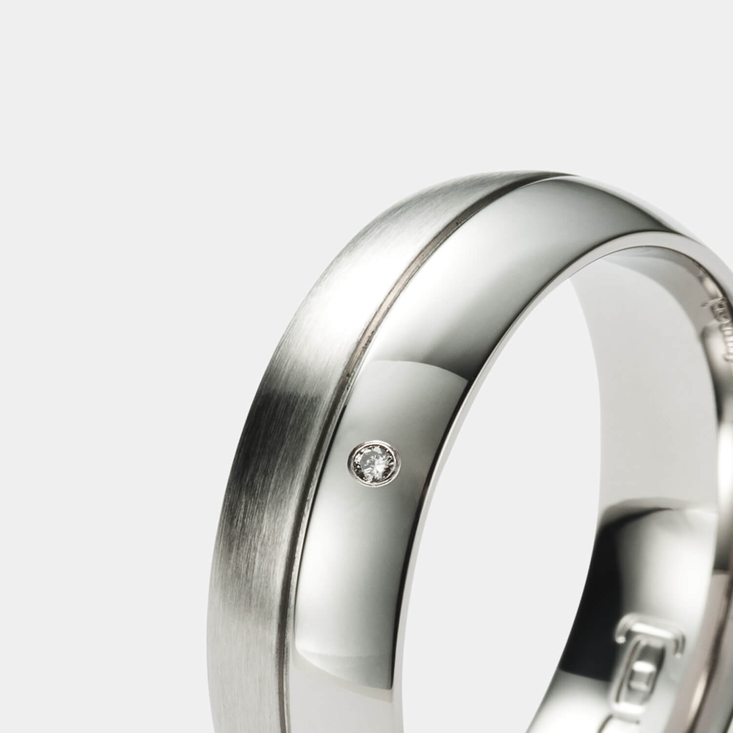 Slim Line Ring, Diamant