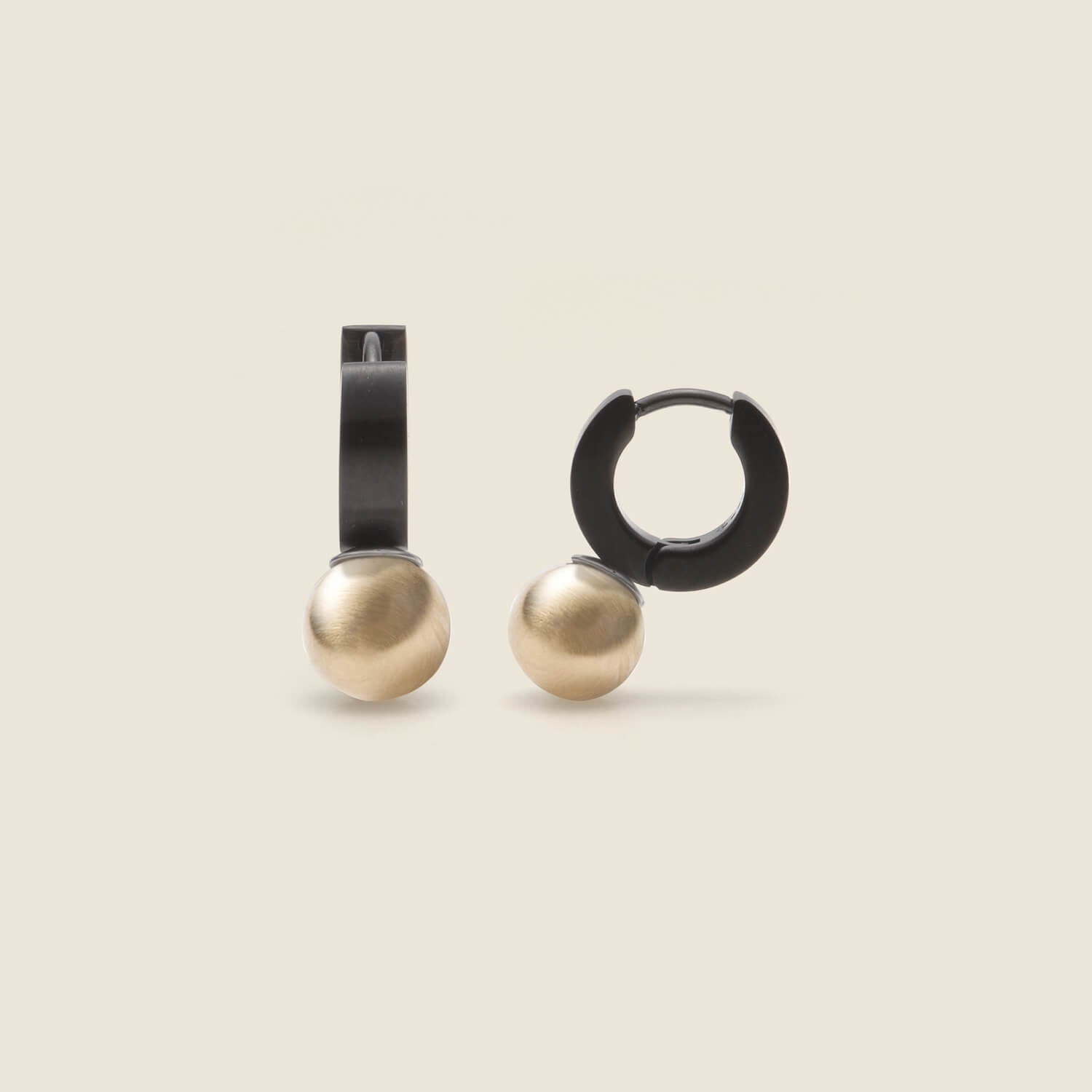 Golden Sphere Creolen (Paar)