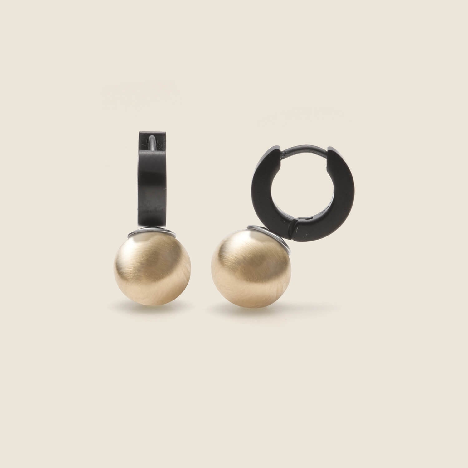 Golden Sphere Creolen (Paar)