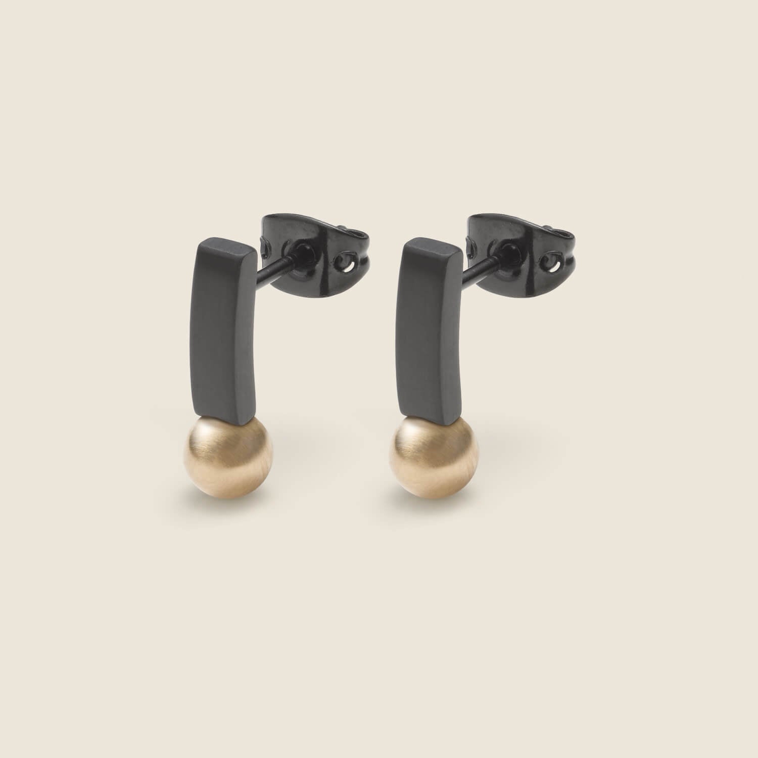 Golden Sphere Ohrstecker (Paar)