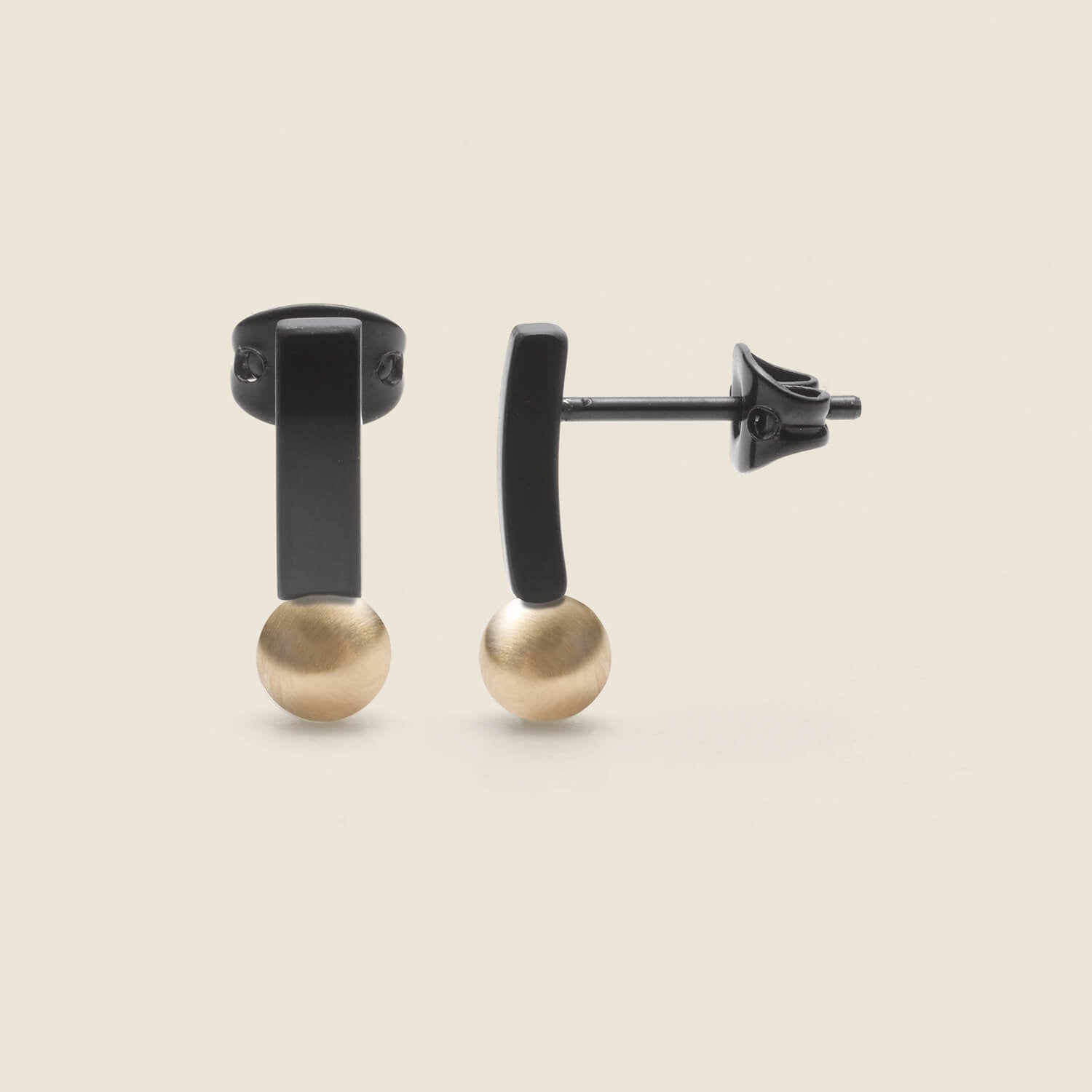 Golden Sphere Ohrstecker (Paar)