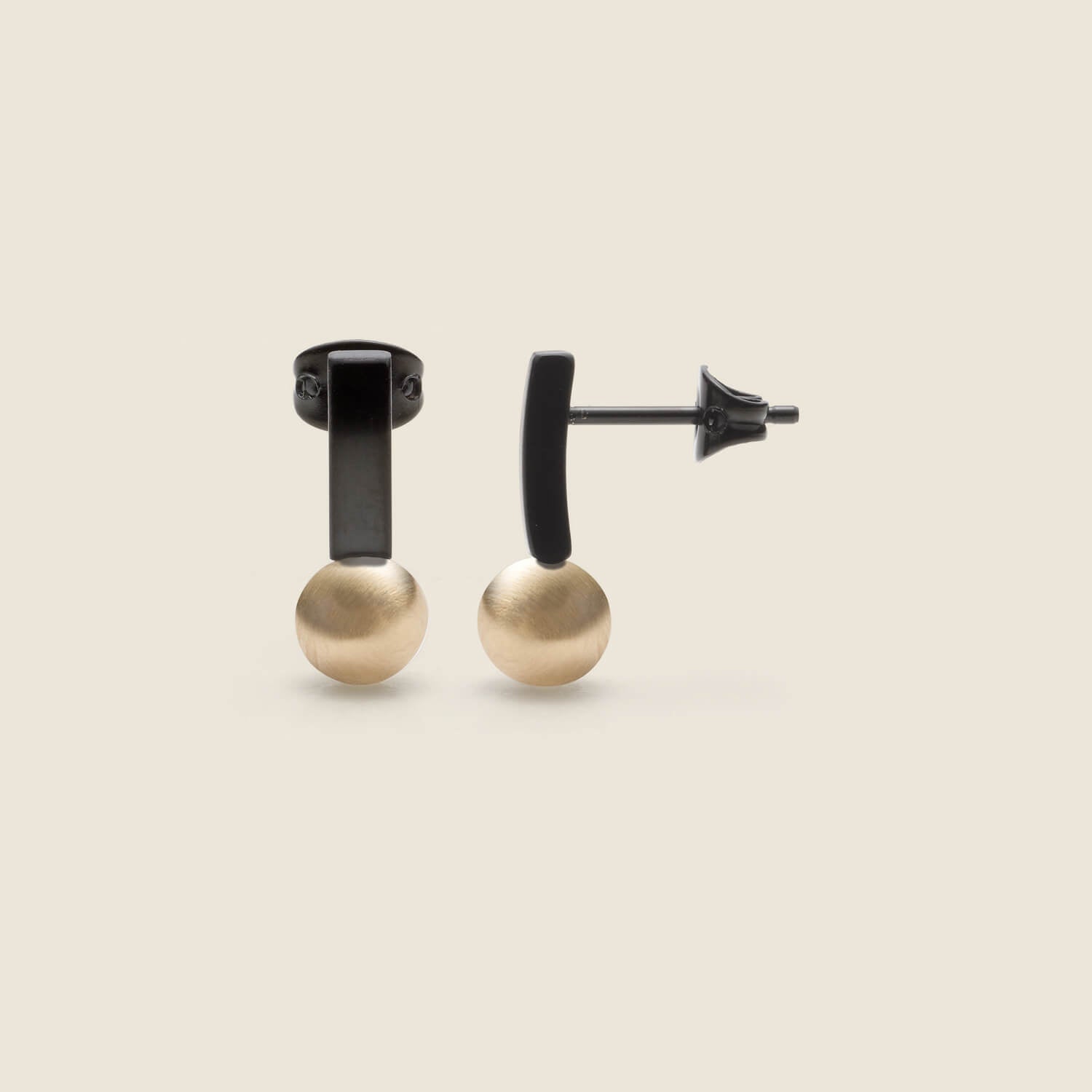 Golden Sphere Ohrstecker (Paar)