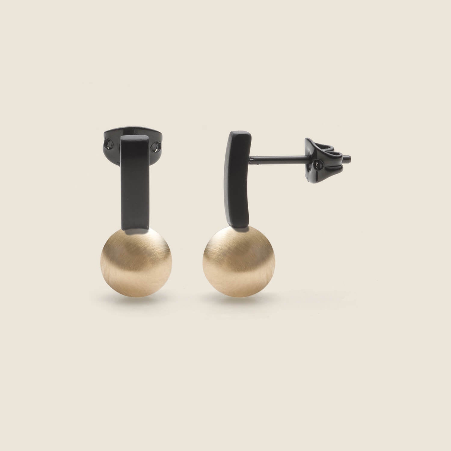 Golden Sphere Ohrstecker (Paar)