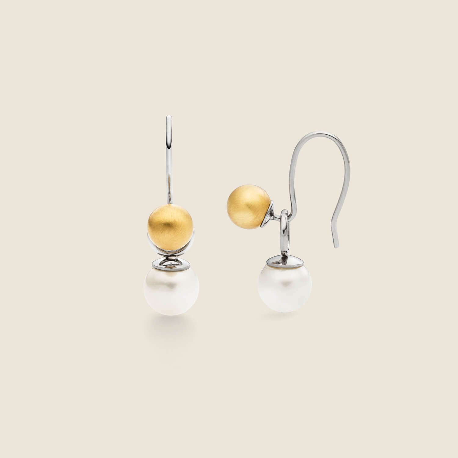 Golden Sphere Ohrhänger (Paar)