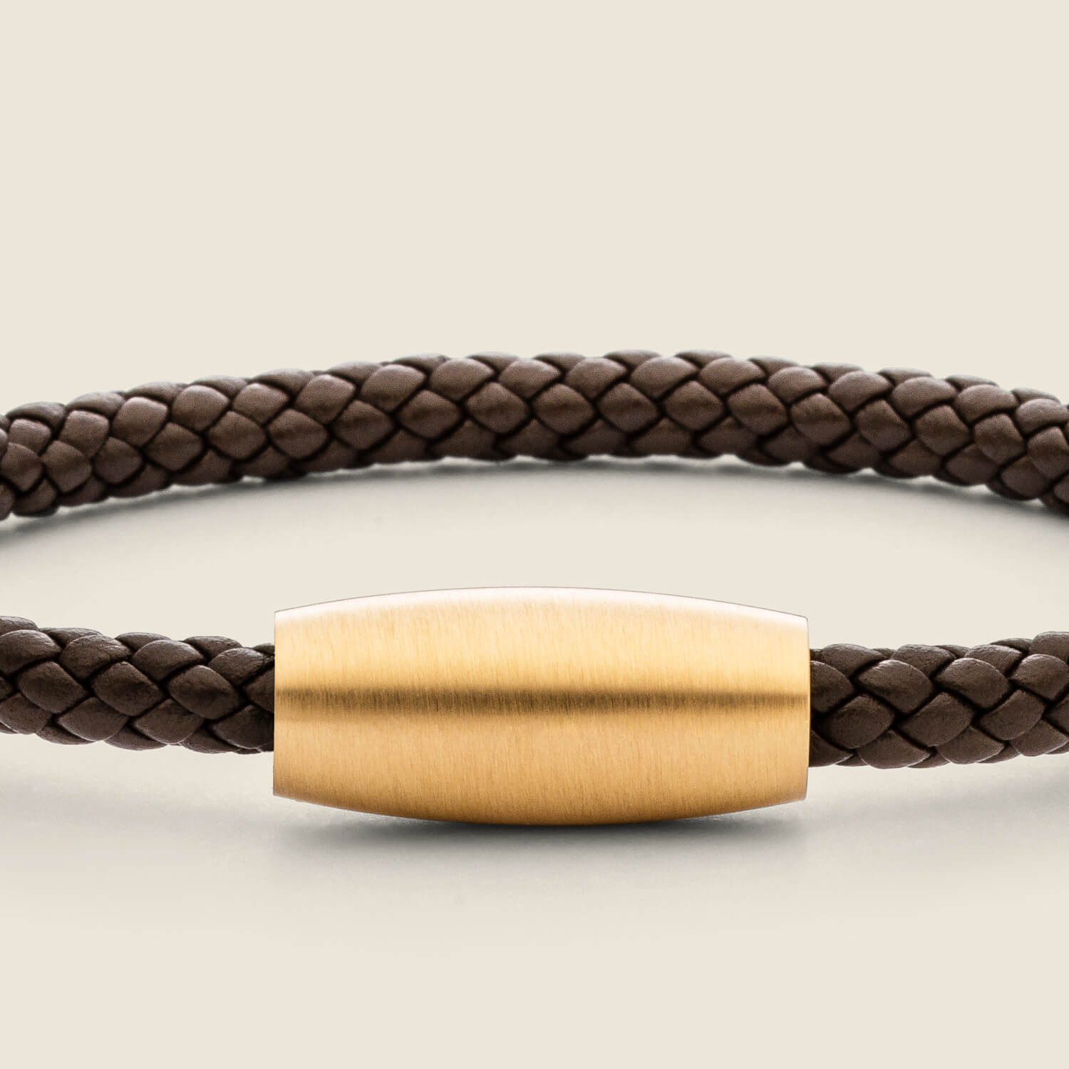 Golden Orbis Armband, Leder