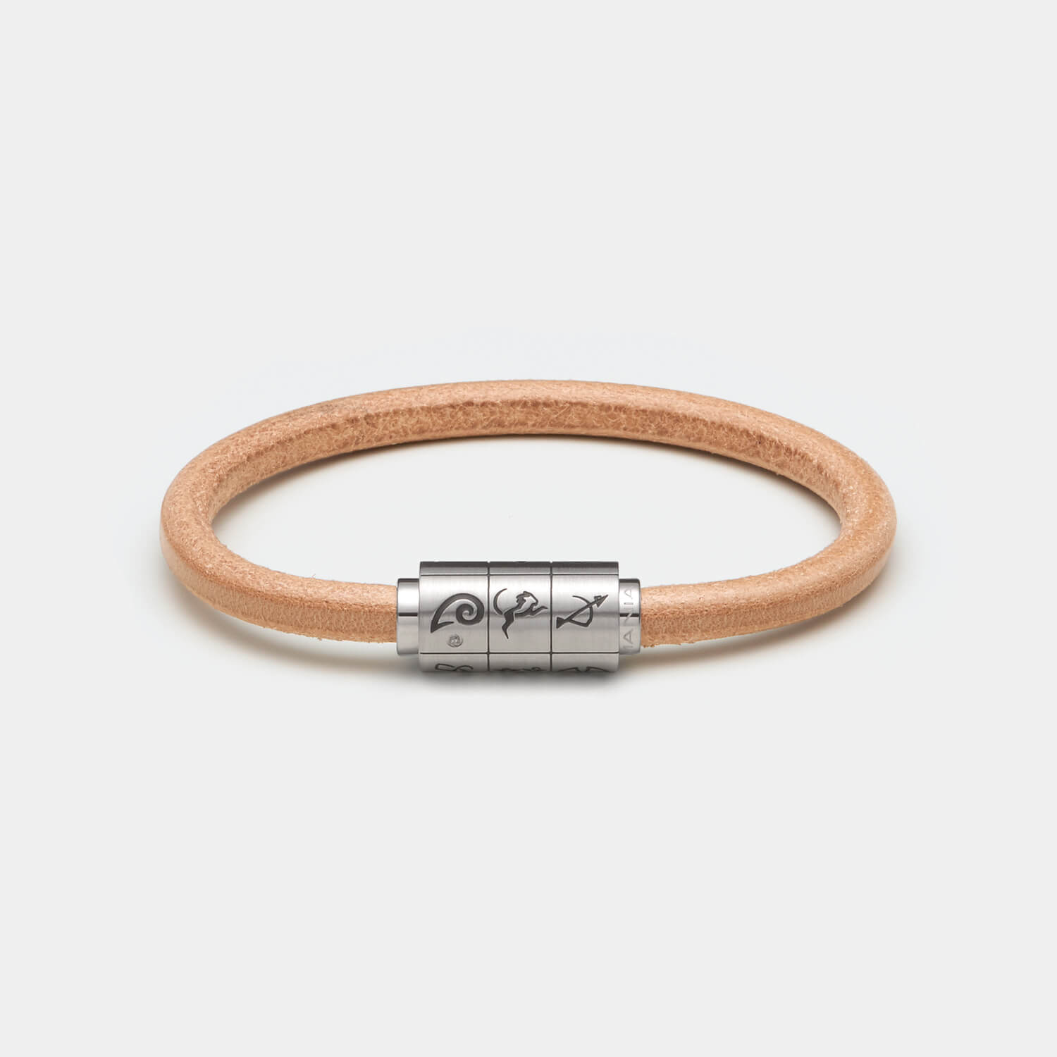 (mix&match)it! Armband Sternzeichen, Leder, natur