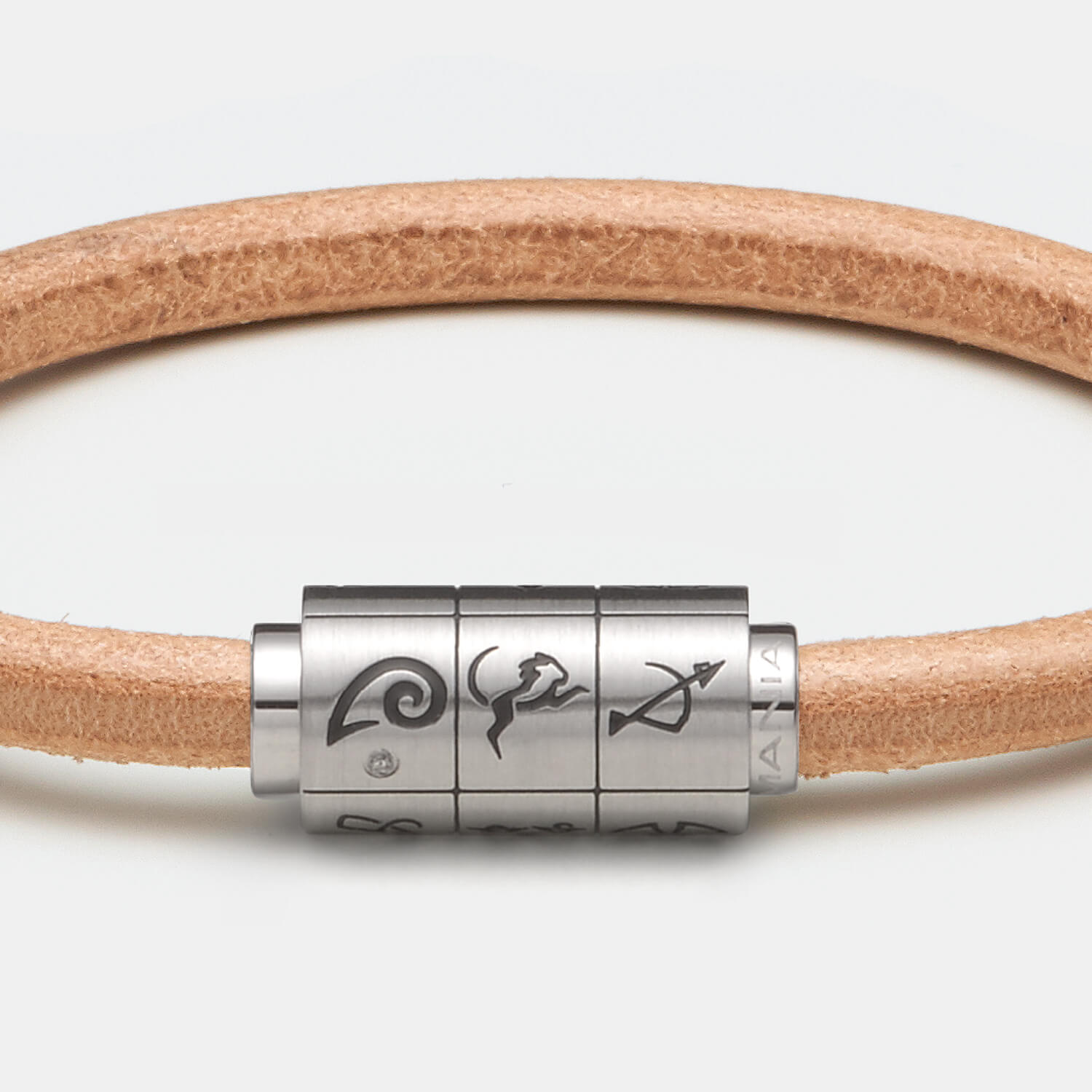 (mix&match)it! Armband Sternzeichen, Leder, natur