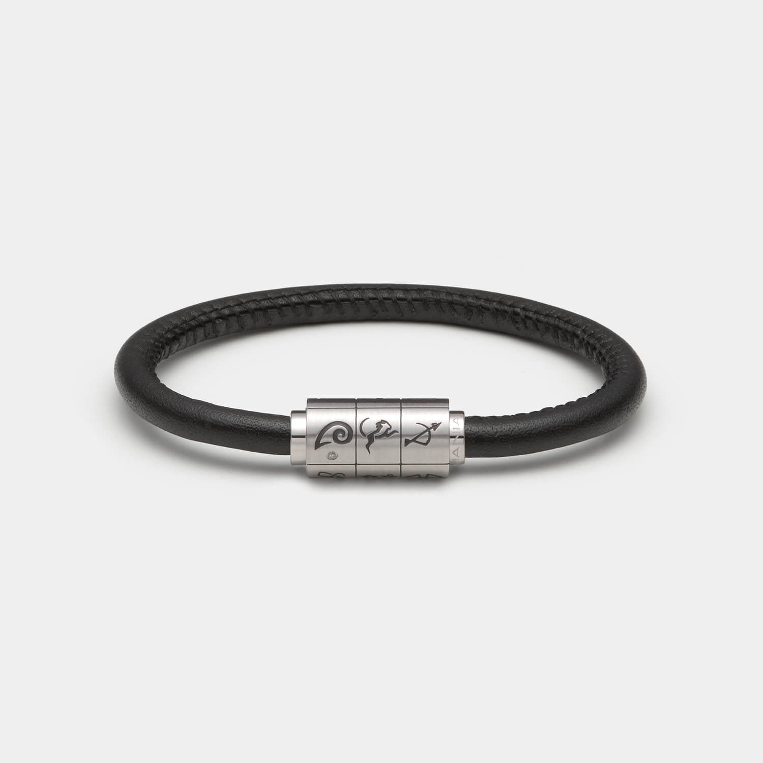(mix&match)it! Armband Sternzeichen, Leder, schwarz