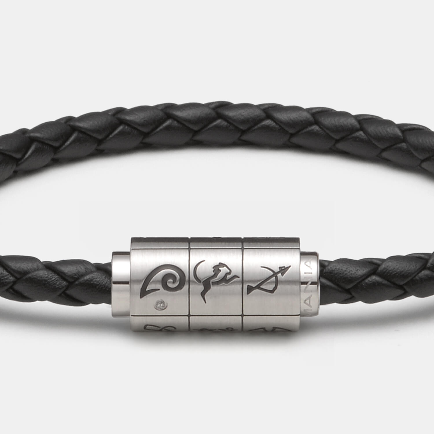 (mix&match)it! Armband Sternzeichen, Leder, schwarz