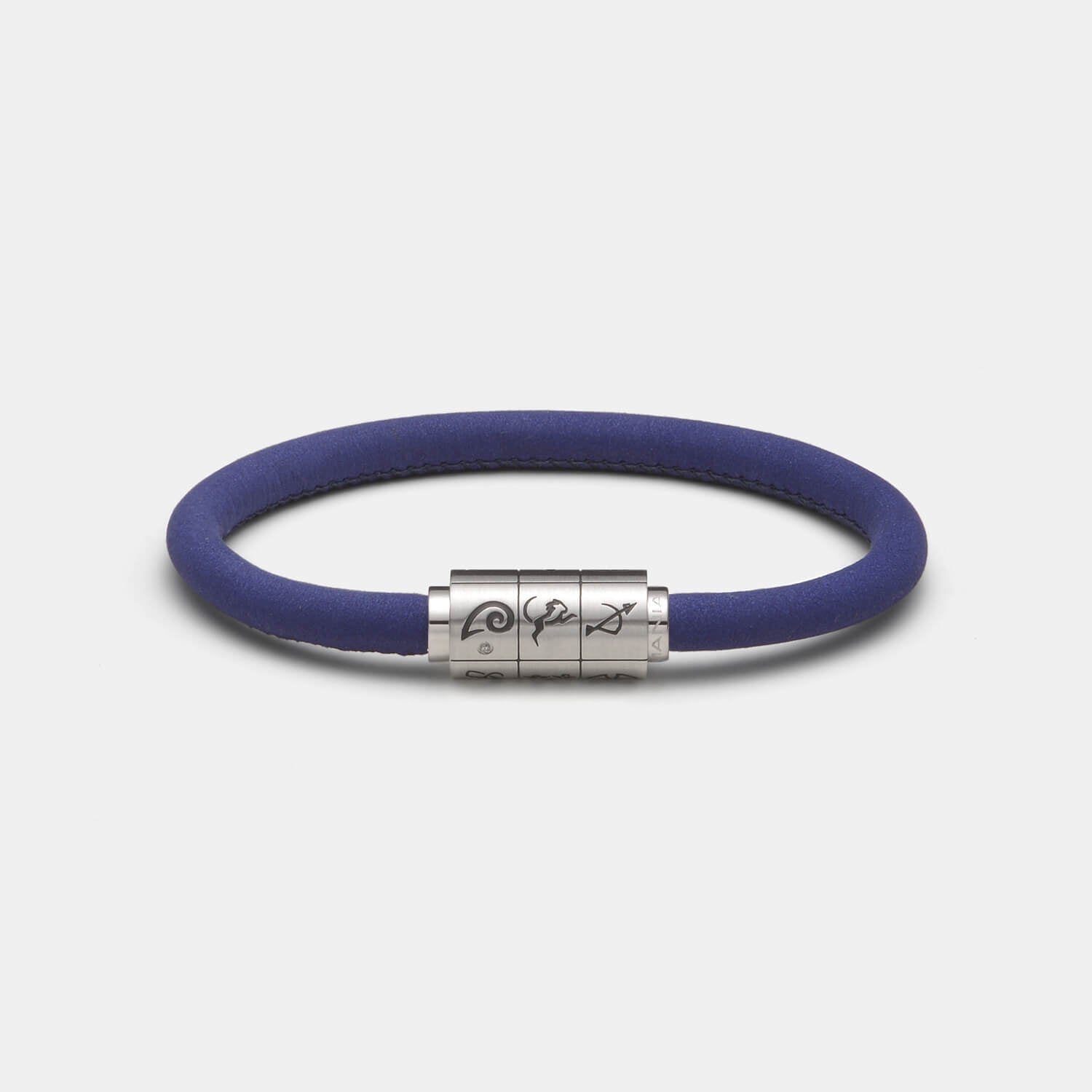 (mix&match)it! Armband Sternzeichen, Leder, royal blau