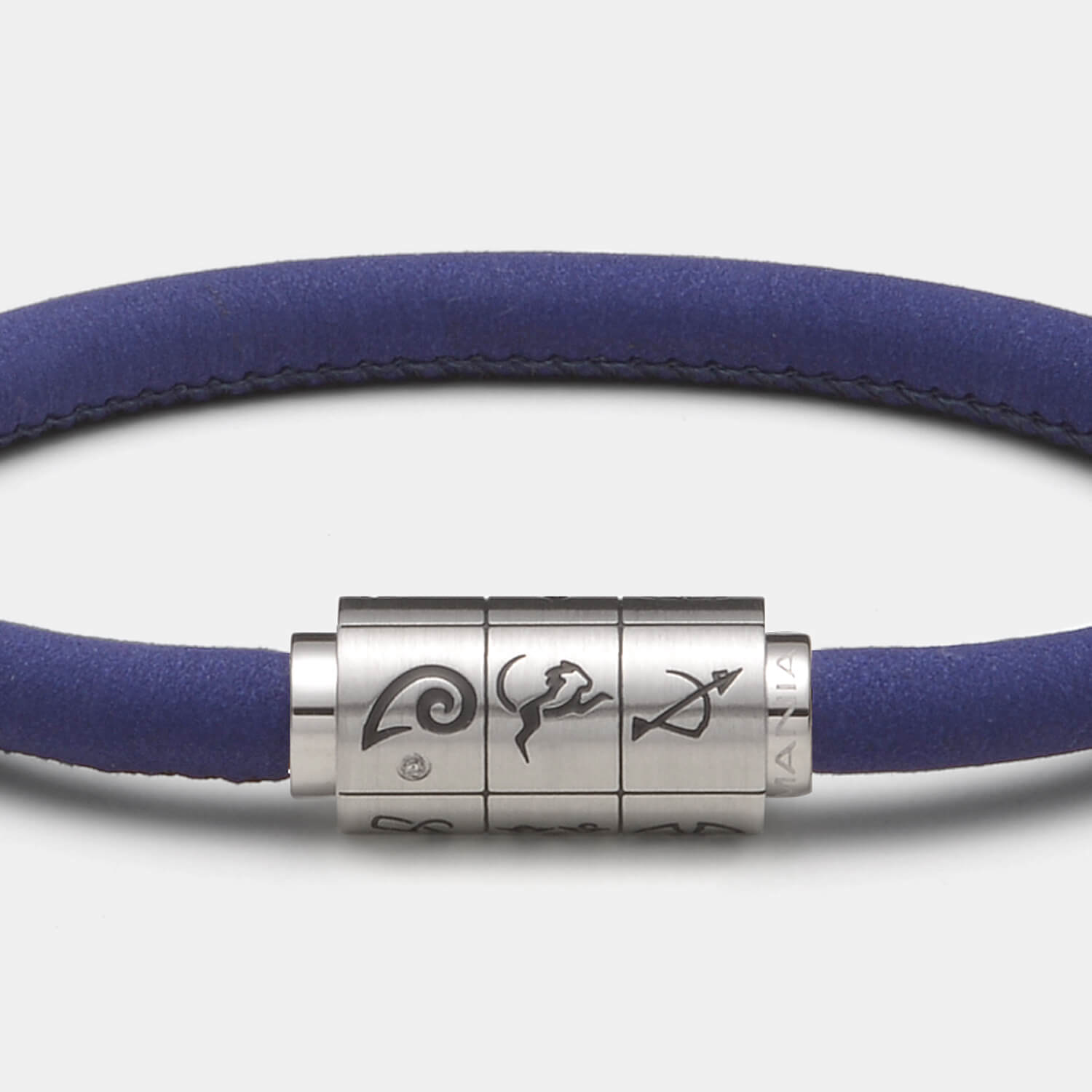 (mix&match)it! Armband Sternzeichen, Leder, royal blau