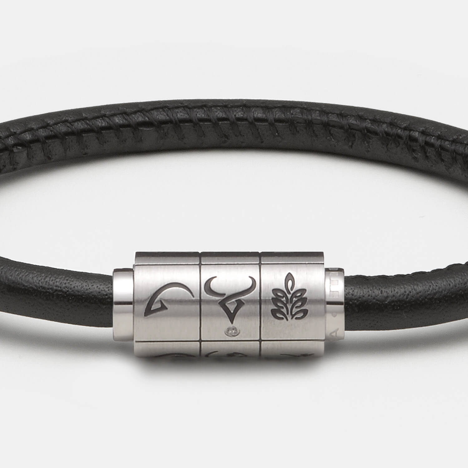 (mix&match)it! Armband Sternzeichen, Leder, schwarz