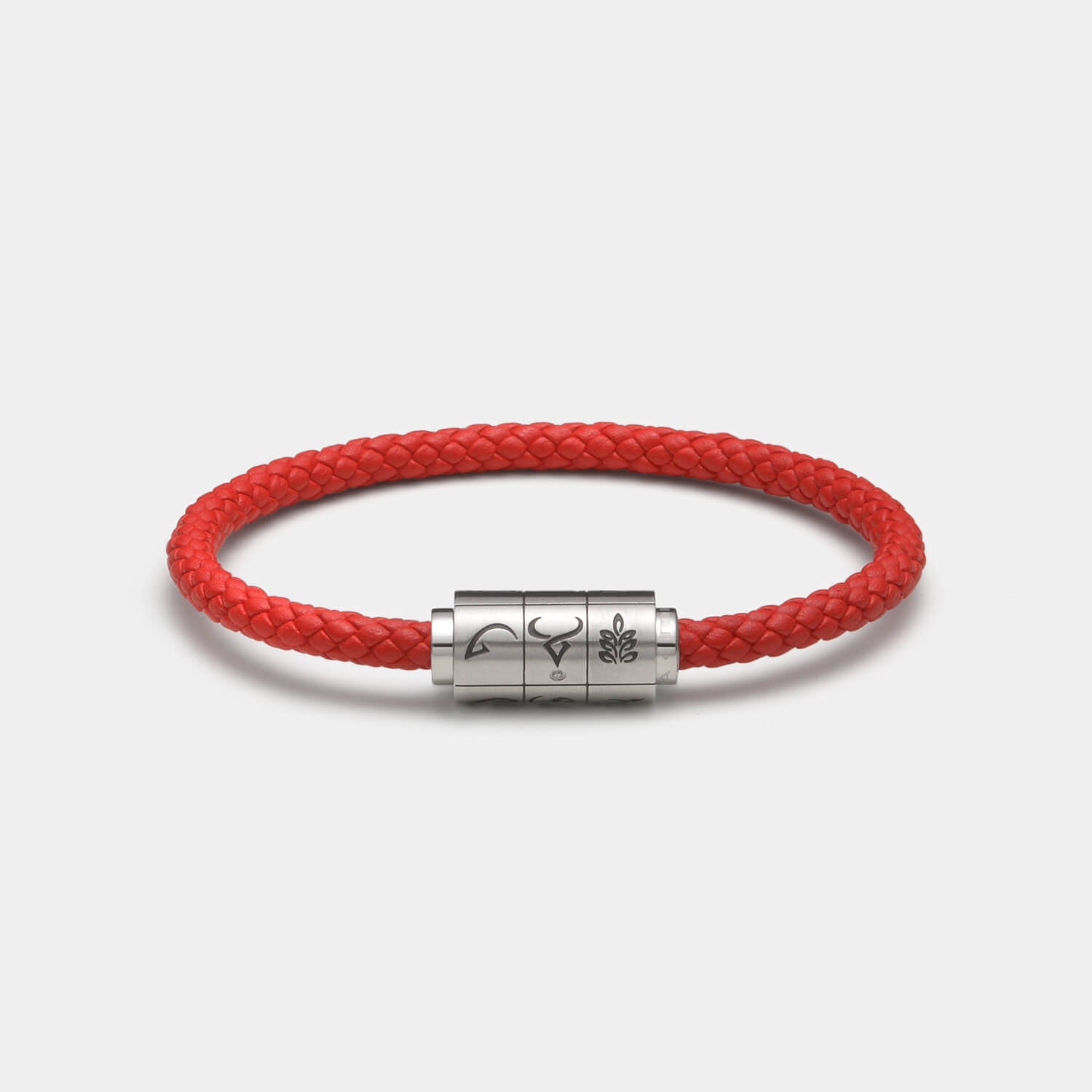 (mix&match)it! Armband Sternzeichen, Leder, rot