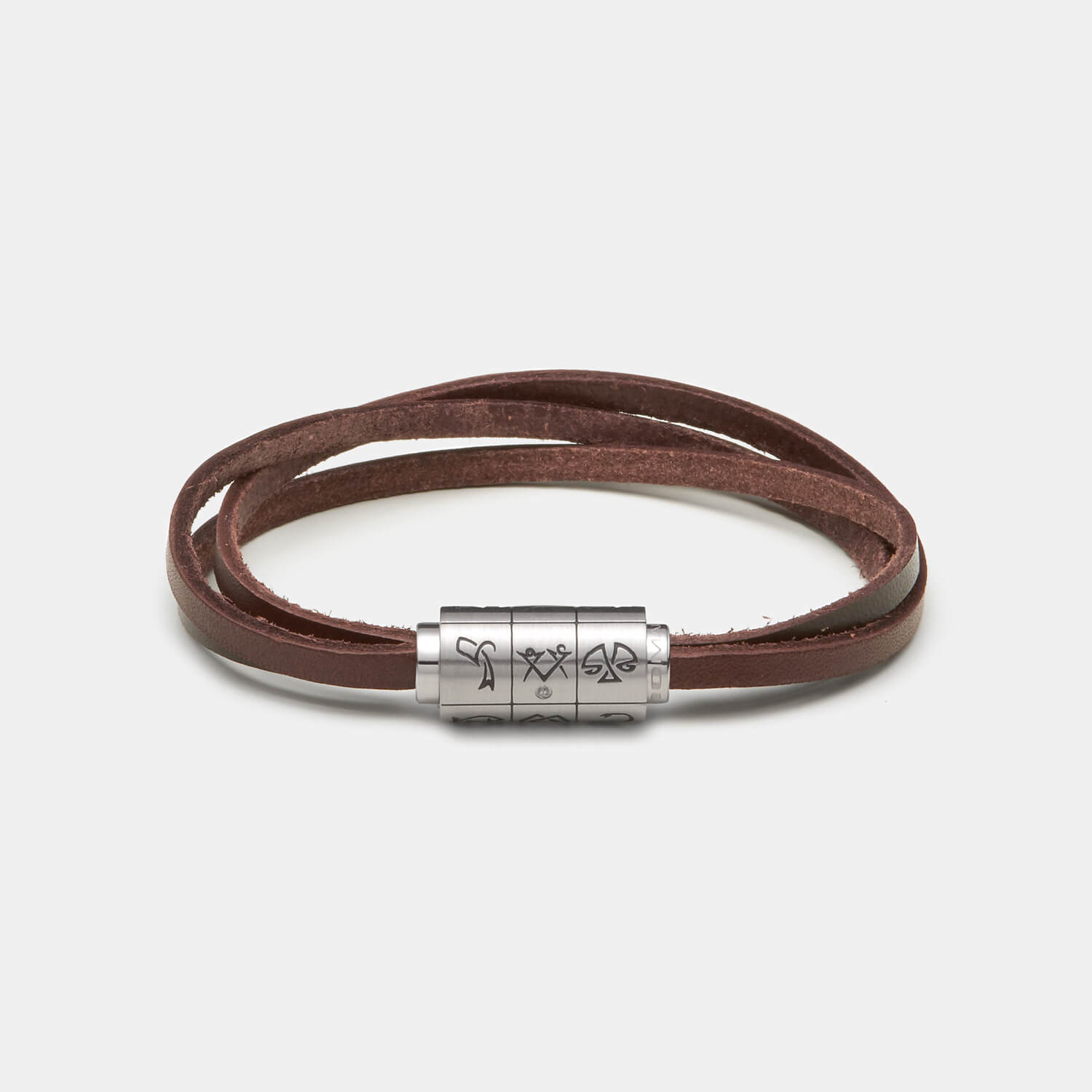 (mix&match)it! Armband Sternzeichen, Leder, braun