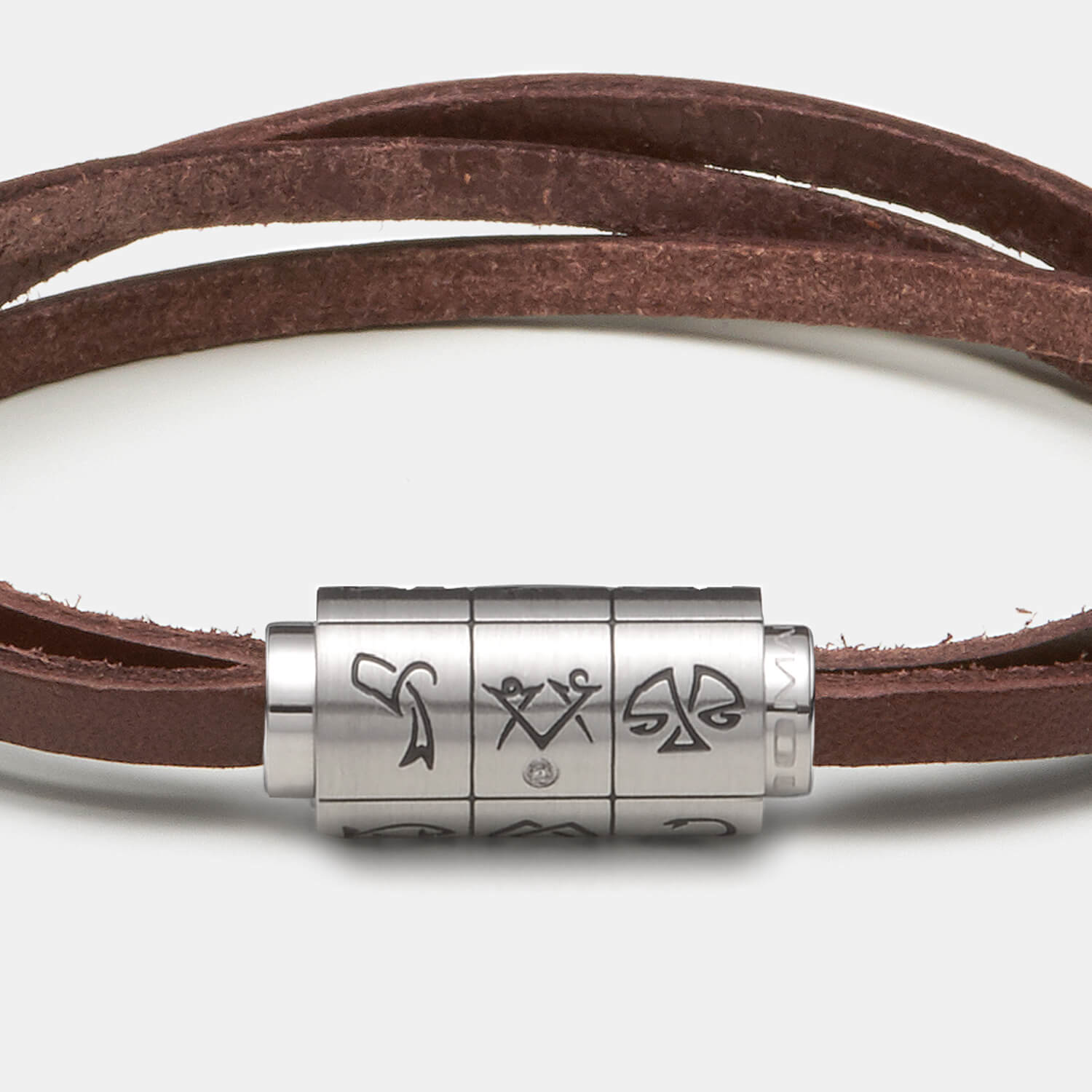 (mix&match)it! Armband Sternzeichen, Leder, braun