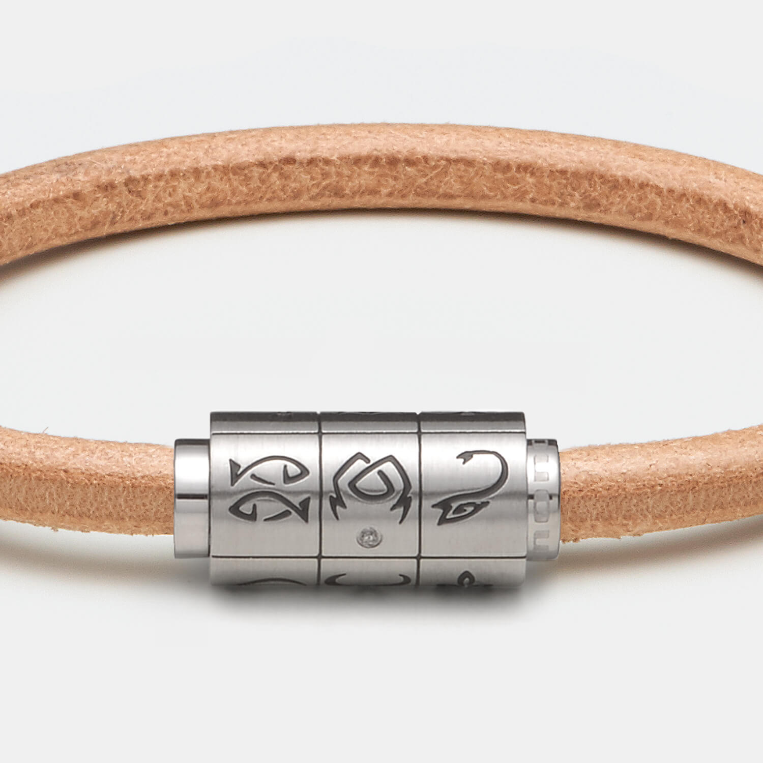 (mix&match)it! Armband Sternzeichen, Leder, natur