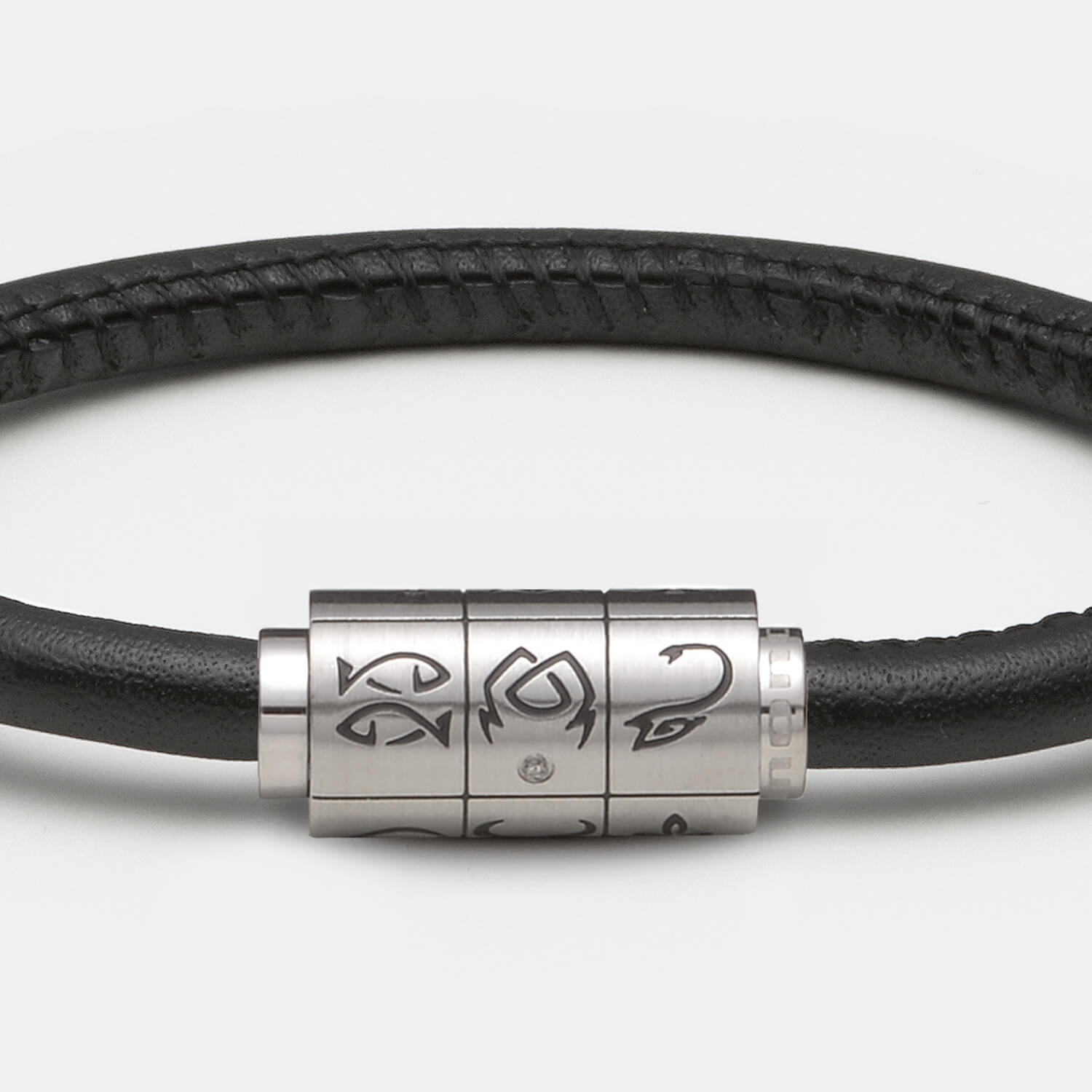 (mix&match)it! Armband Sternzeichen, Leder, schwarz