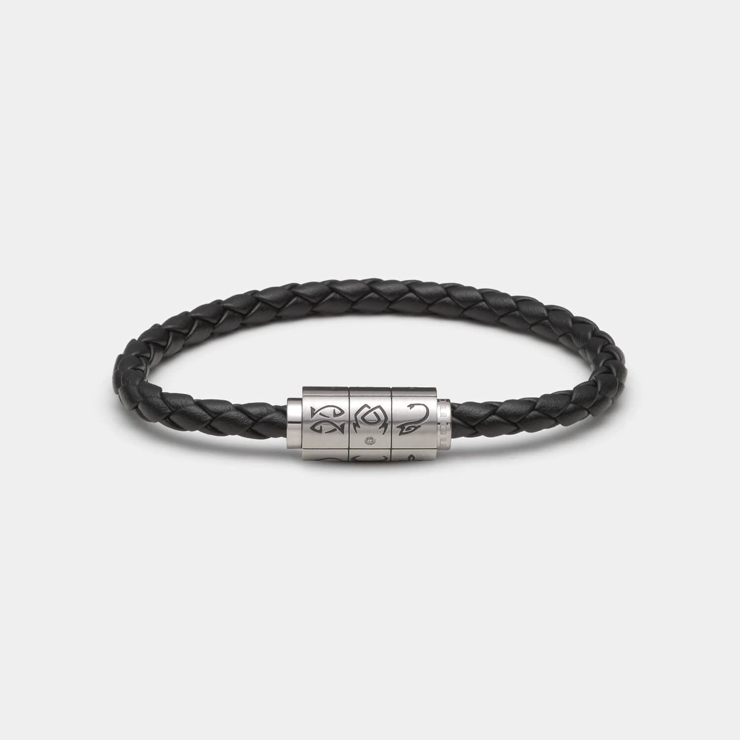 (mix&match)it! Armband Sternzeichen, Leder, schwarz
