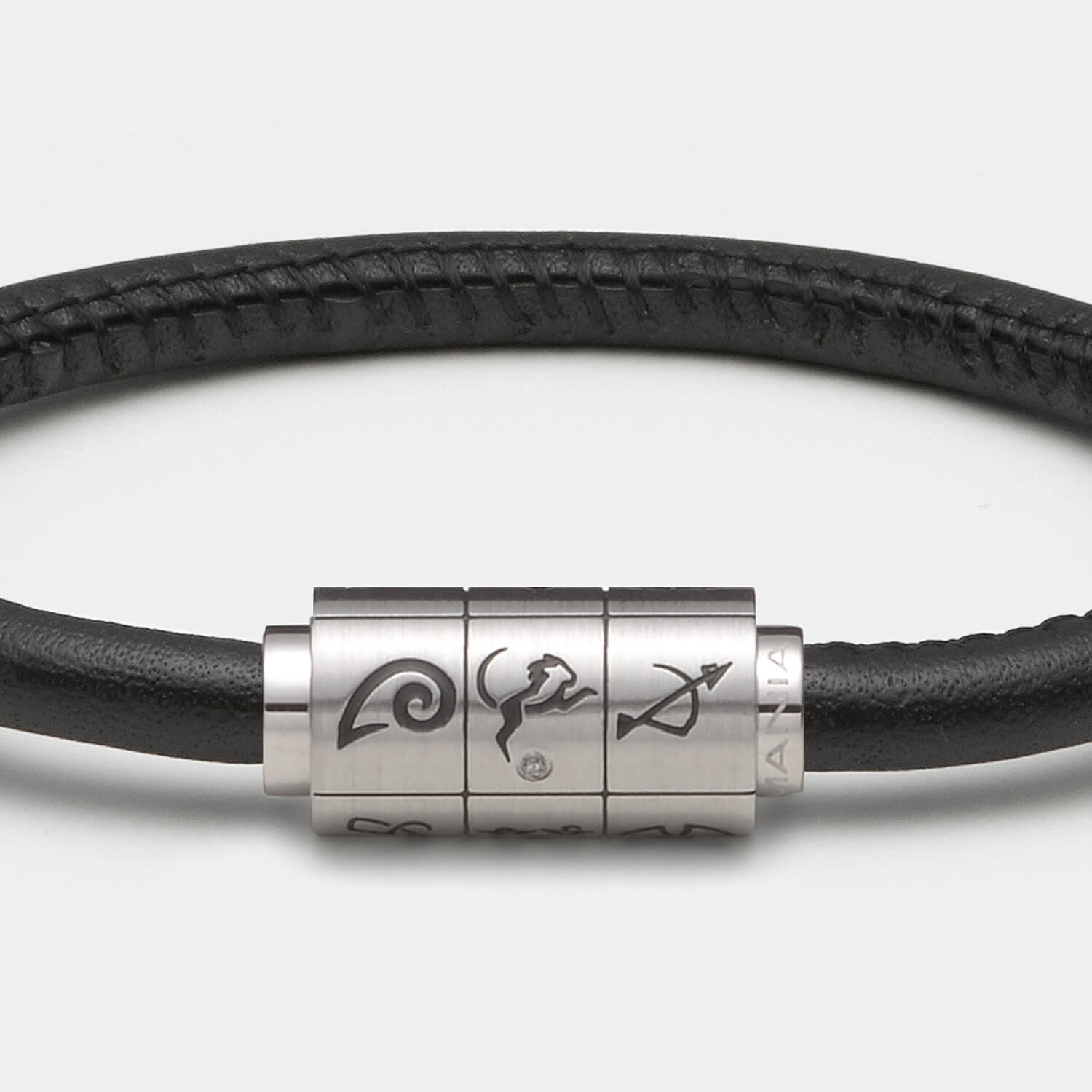 (mix&match)it! Armband Sternzeichen, Leder, schwarz