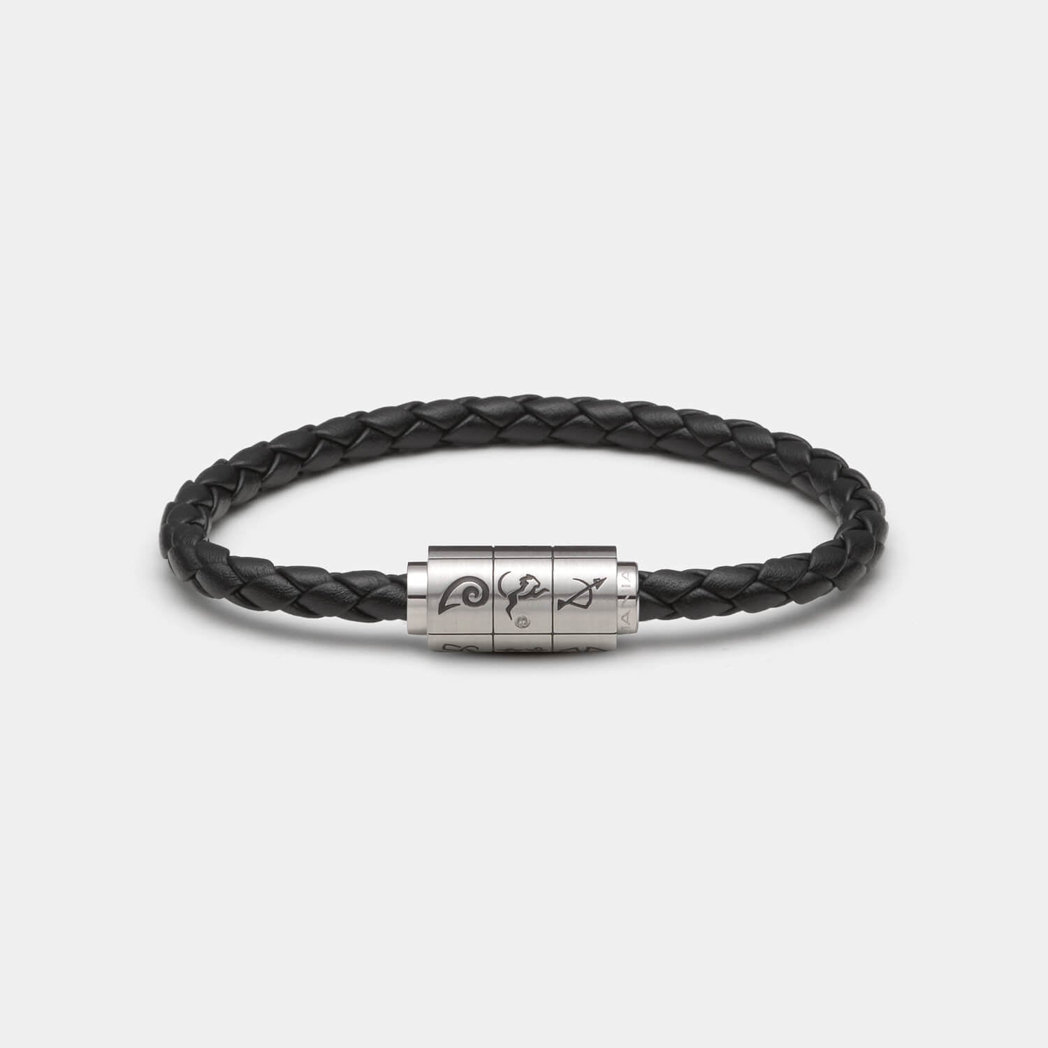 (mix&match)it! Armband Sternzeichen, Leder, schwarz