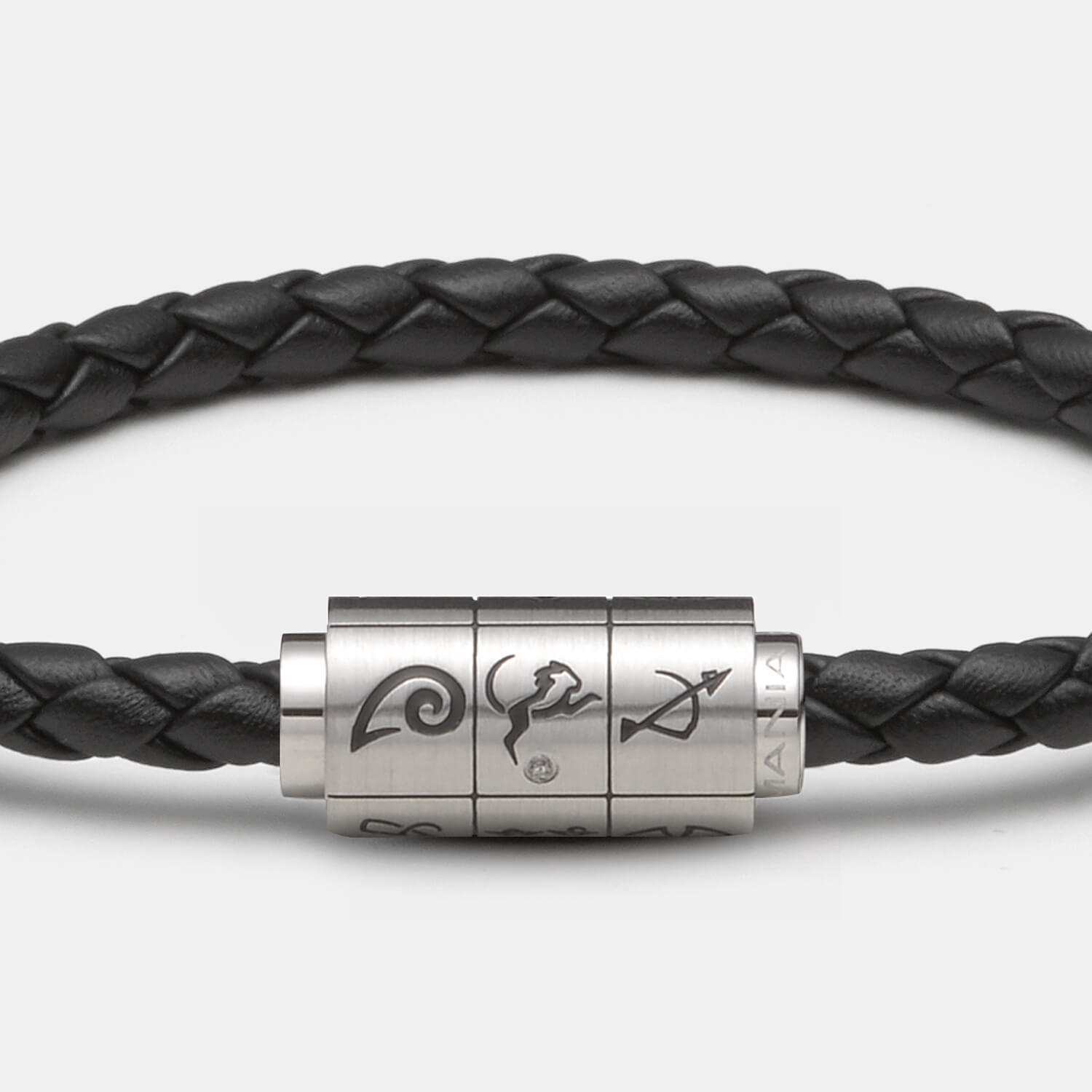 (mix&match)it! Armband Sternzeichen, Leder, schwarz