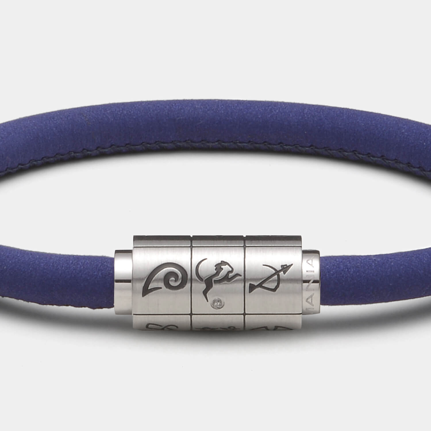 (mix&match)it! Armband Sternzeichen, Leder, royal blau