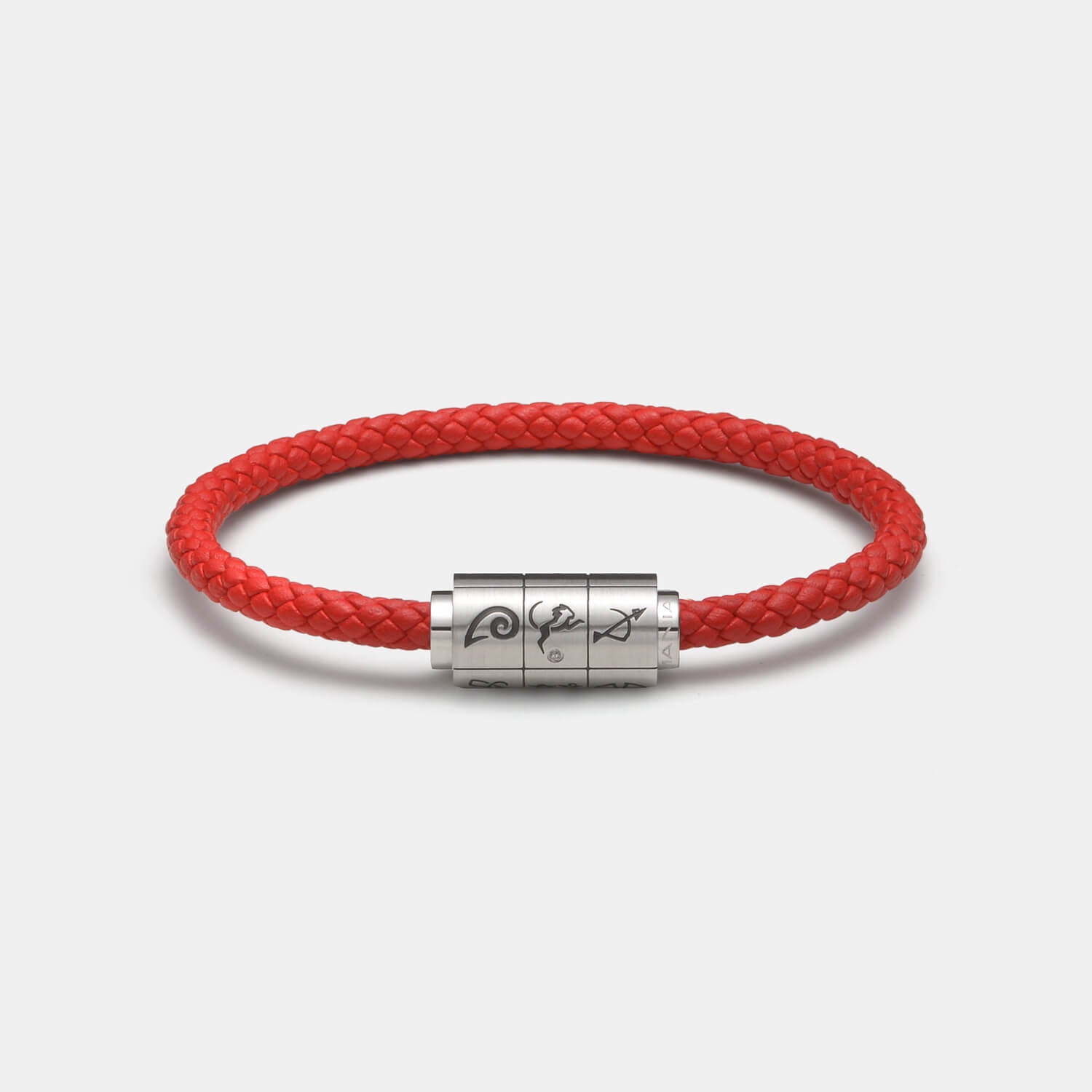 (mix&match)it! Armband Sternzeichen, Leder, rot