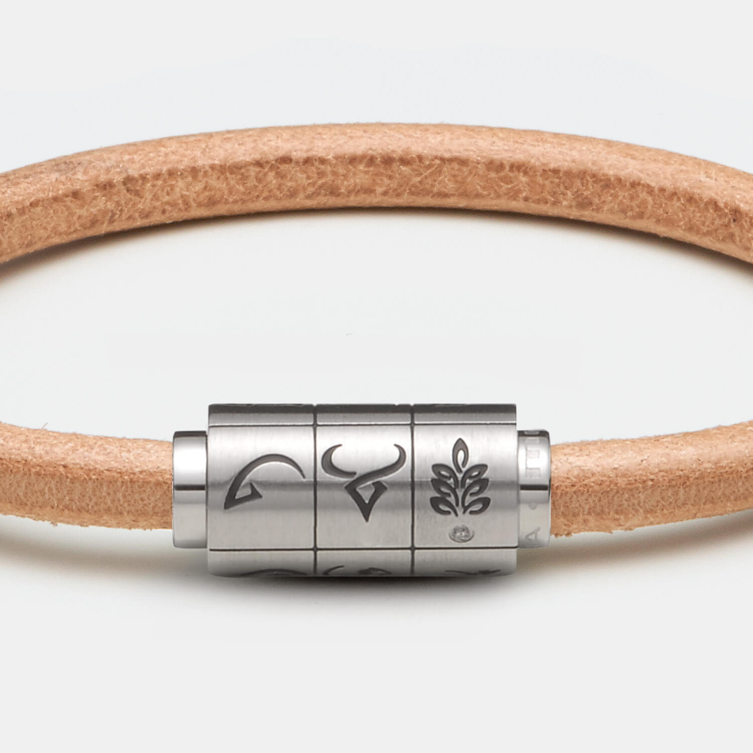 (mix&match)it! Armband Sternzeichen, Leder, natur