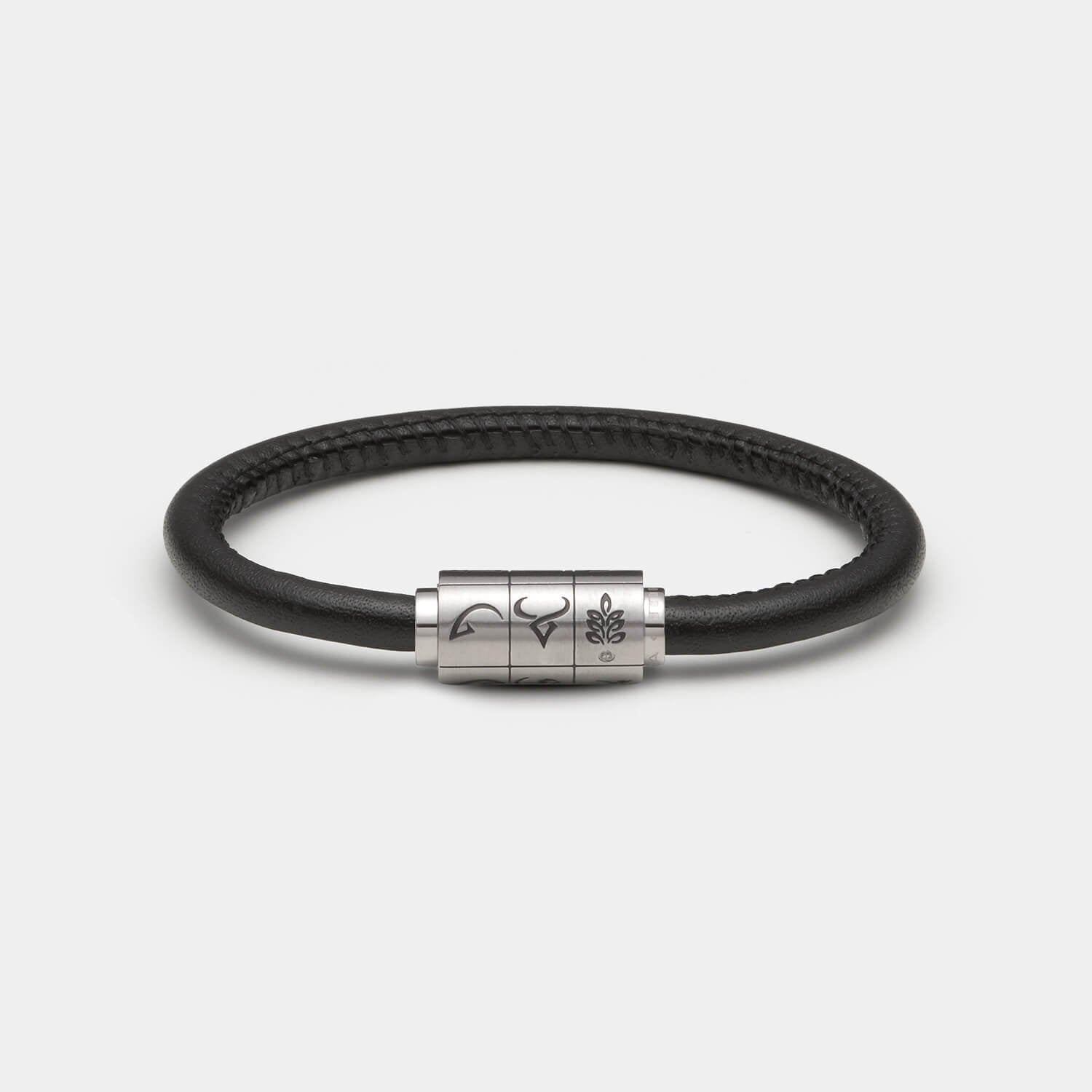 (mix&match)it! Armband Sternzeichen, Leder, schwarz