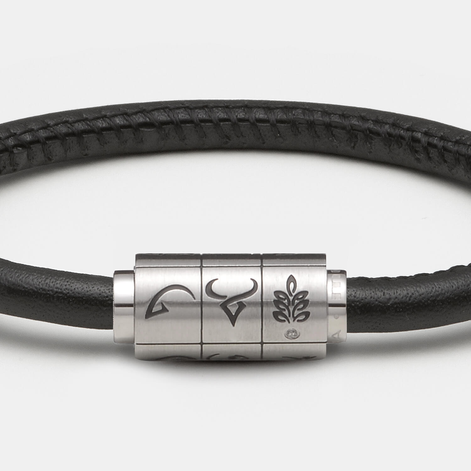 (mix&match)it! Armband Sternzeichen, Leder, schwarz