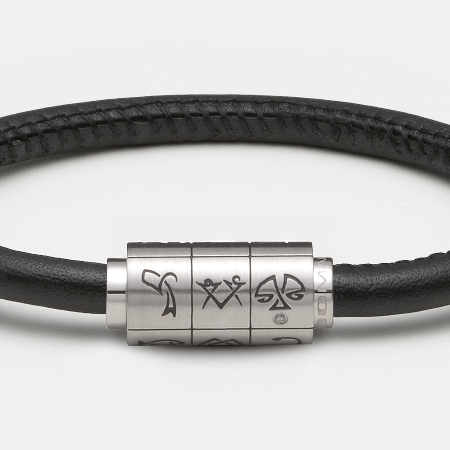 (mix&match)it! Armband Sternzeichen, Leder, schwarz