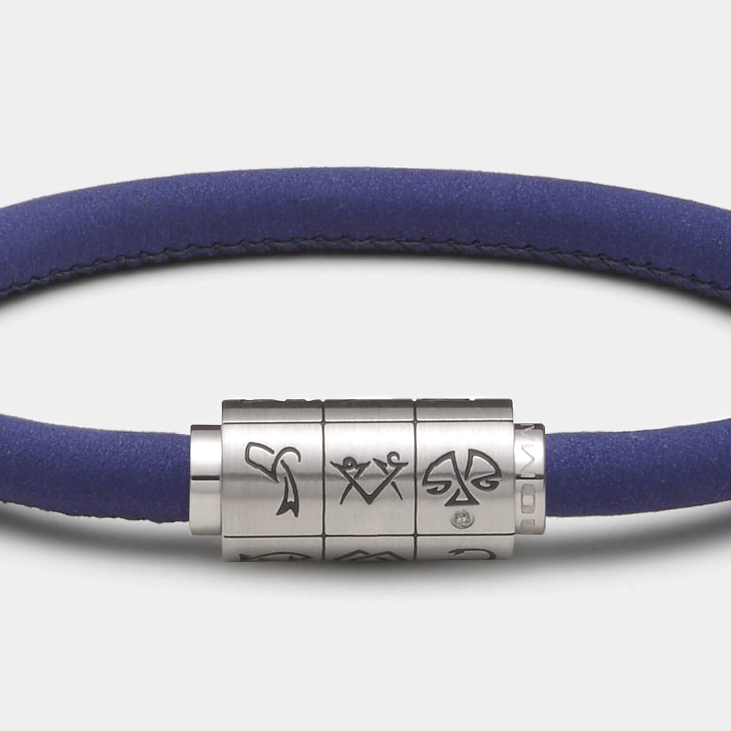 (mix&match)it! Armband Sternzeichen, Leder, royal blau