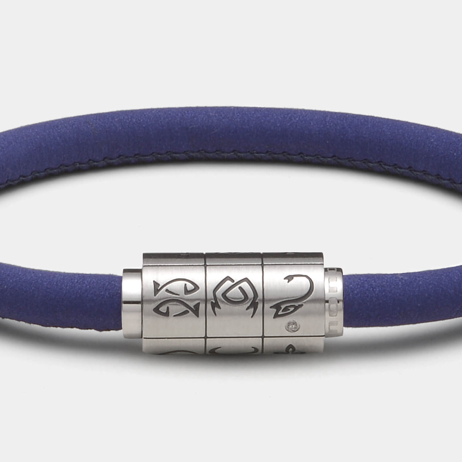 (mix&match)it! Armband Sternzeichen, Leder, royal blau