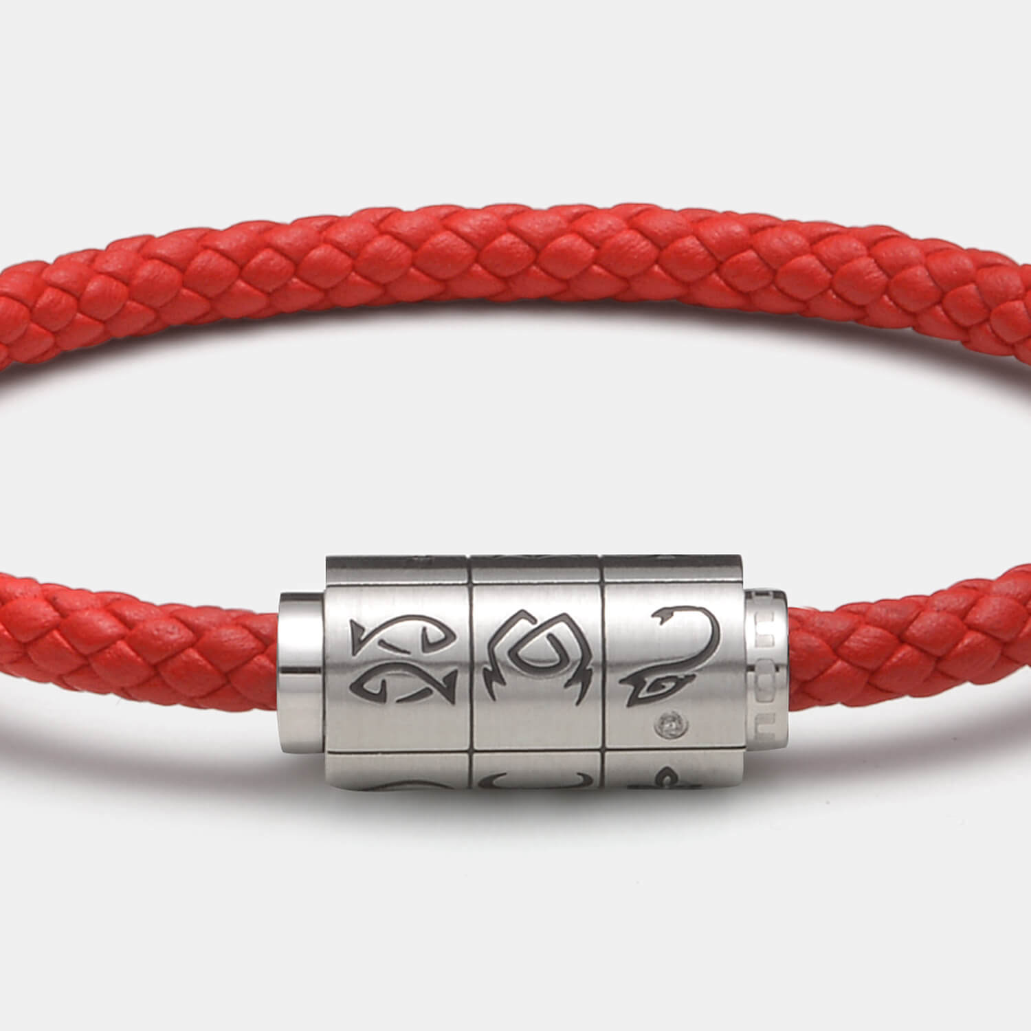 (mix&match)it! Armband Sternzeichen, Leder, rot