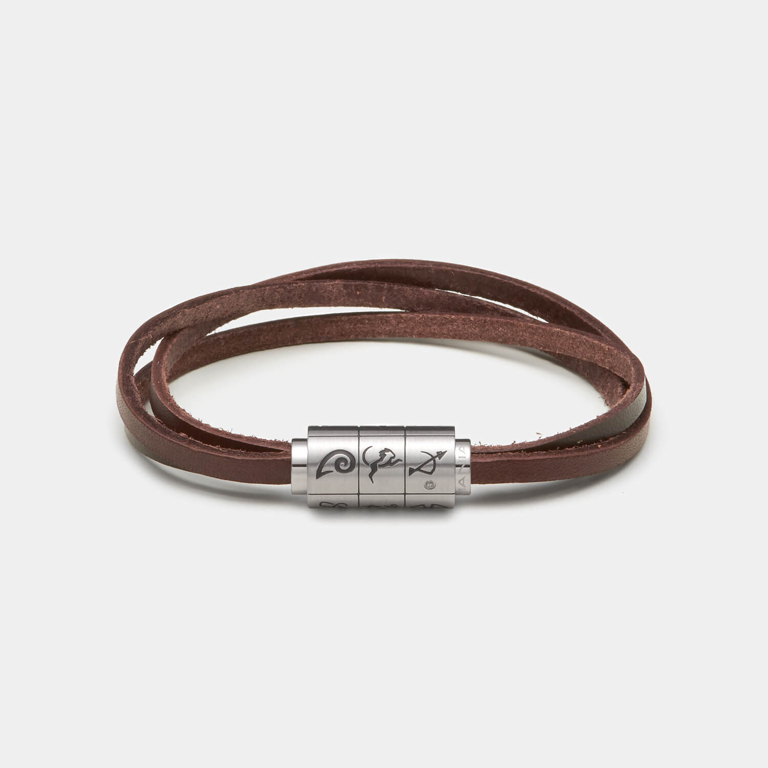 (mix&match)it! Armband Sternzeichen, Leder, braun