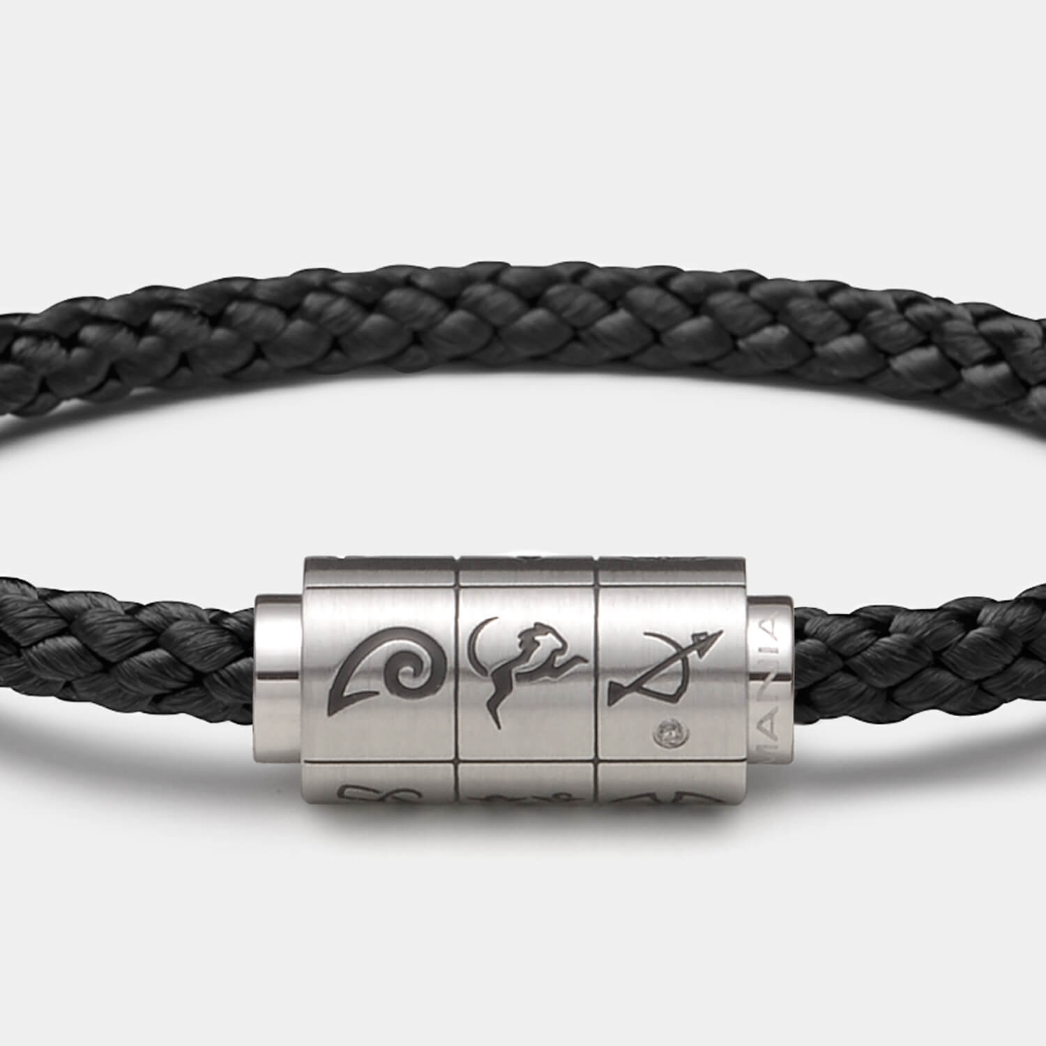 (mix&match)it! Armband Sternzeichen, Tauwerk, schwarz