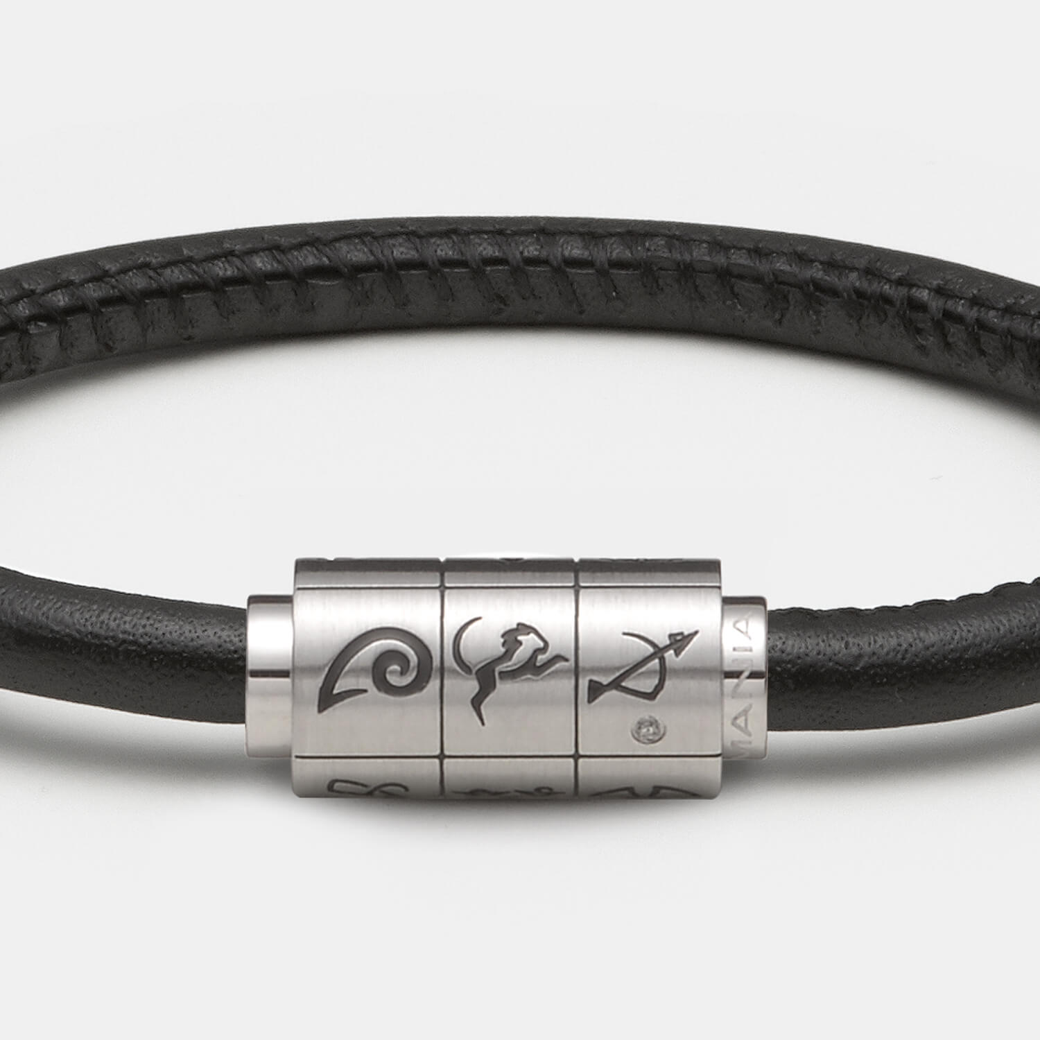 (mix&match)it! Armband Sternzeichen, Leder, schwarz