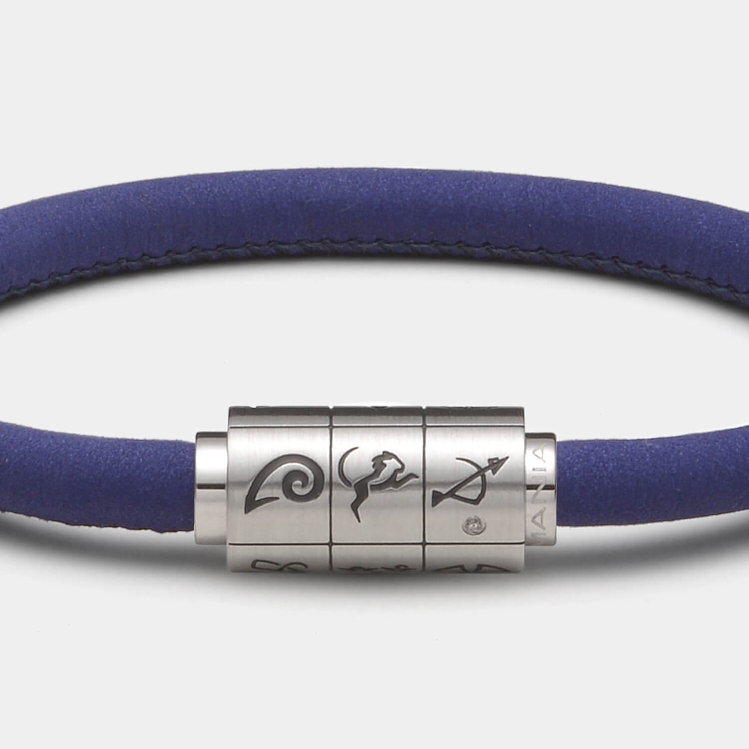 (mix&match)it! Armband Sternzeichen, Leder, royal blau