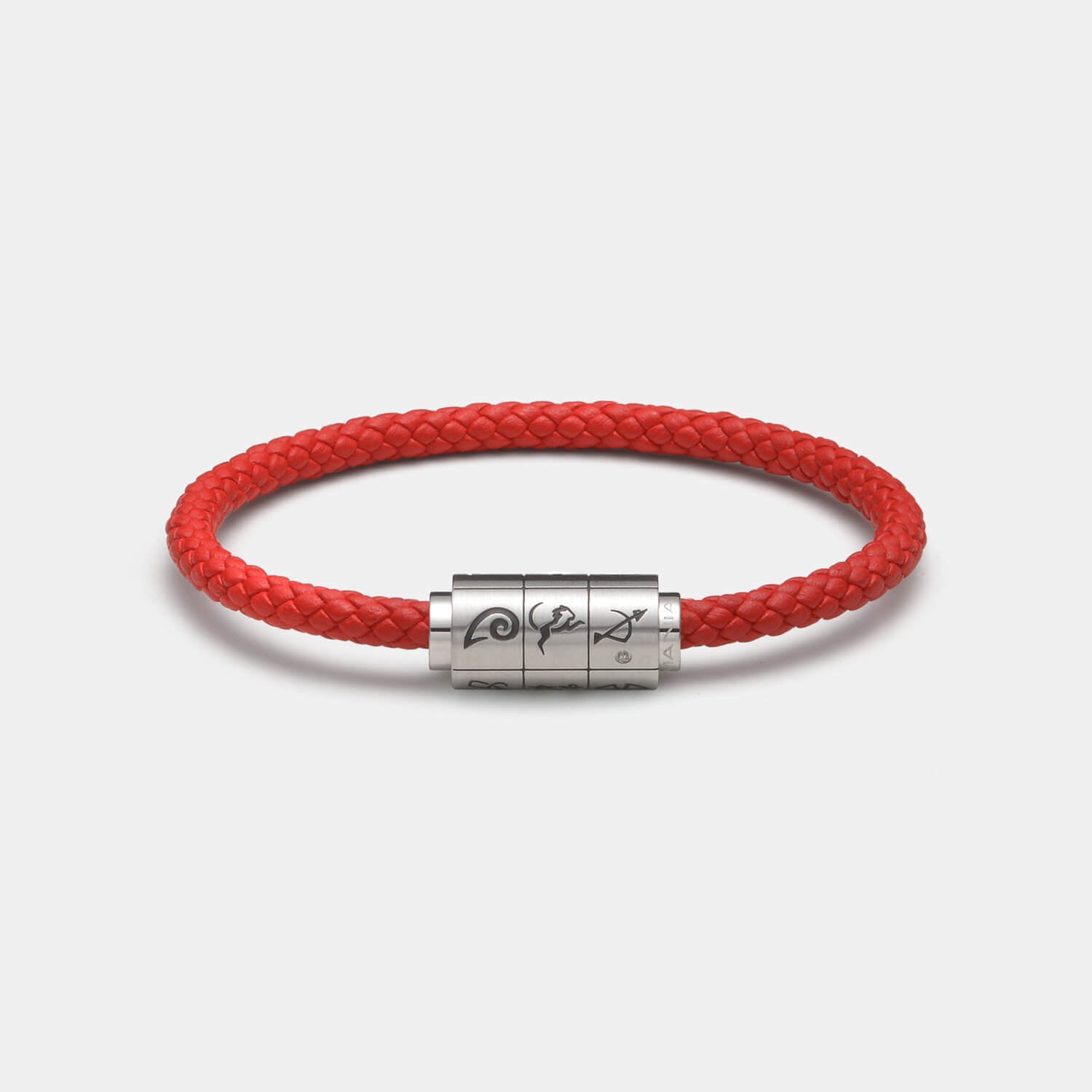 (mix&match)it! Armband Sternzeichen, Leder, rot