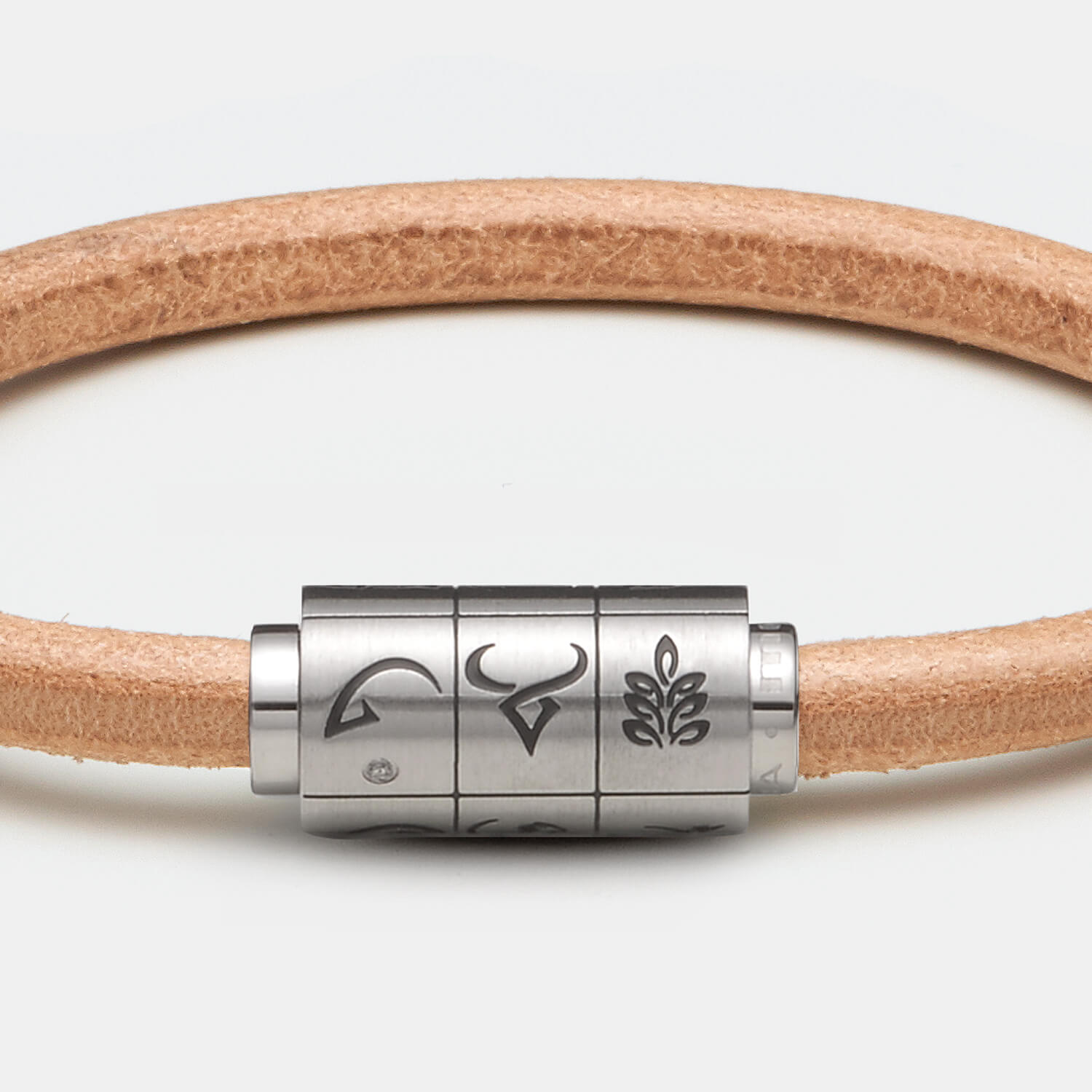 (mix&match)it! Armband Sternzeichen, Leder, natur