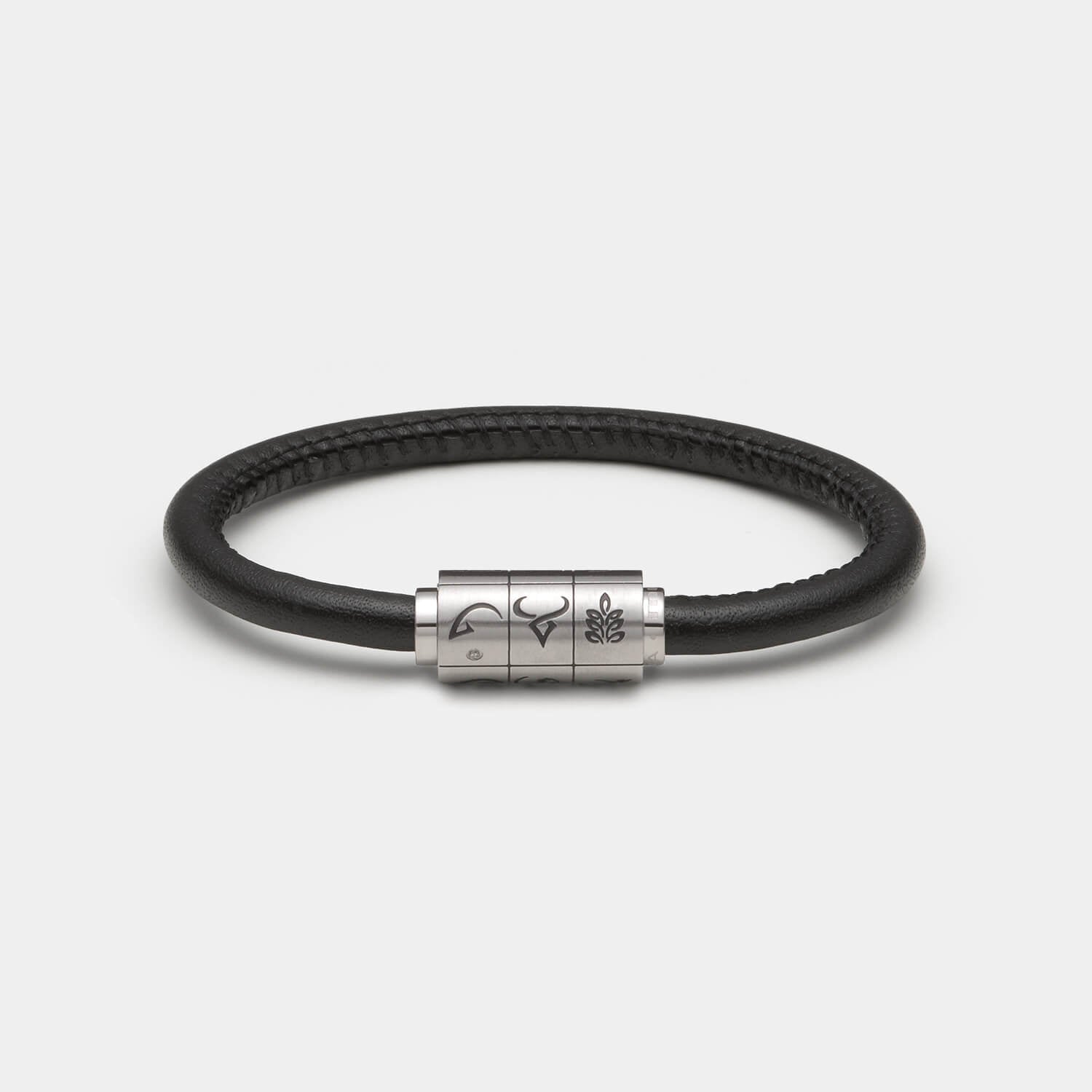 (mix&match)it! Armband Sternzeichen, Leder, schwarz