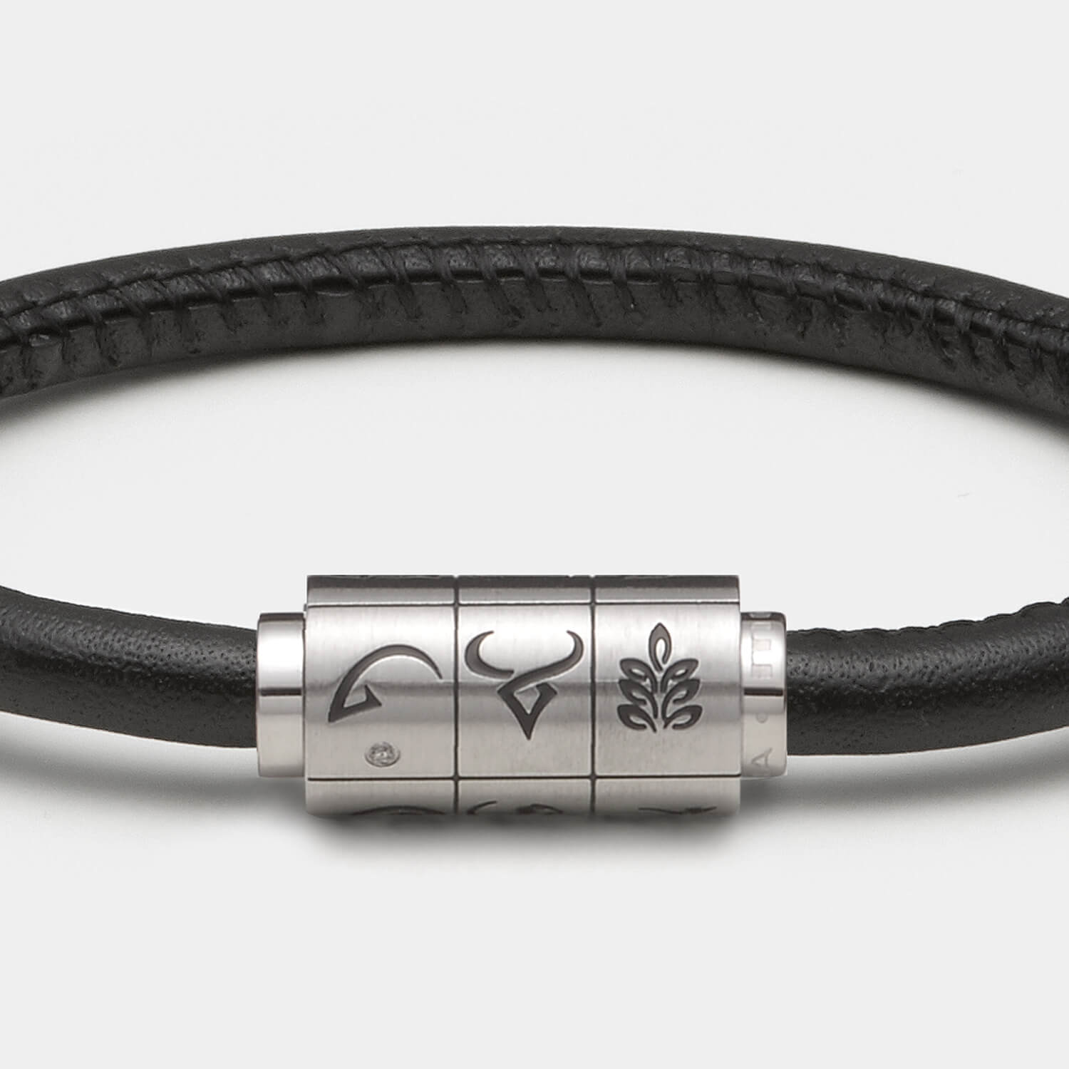 (mix&match)it! Armband Sternzeichen, Leder, schwarz