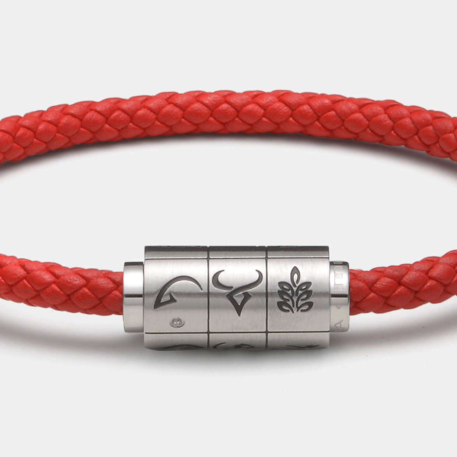 (mix&match)it! Armband Sternzeichen, Leder, rot