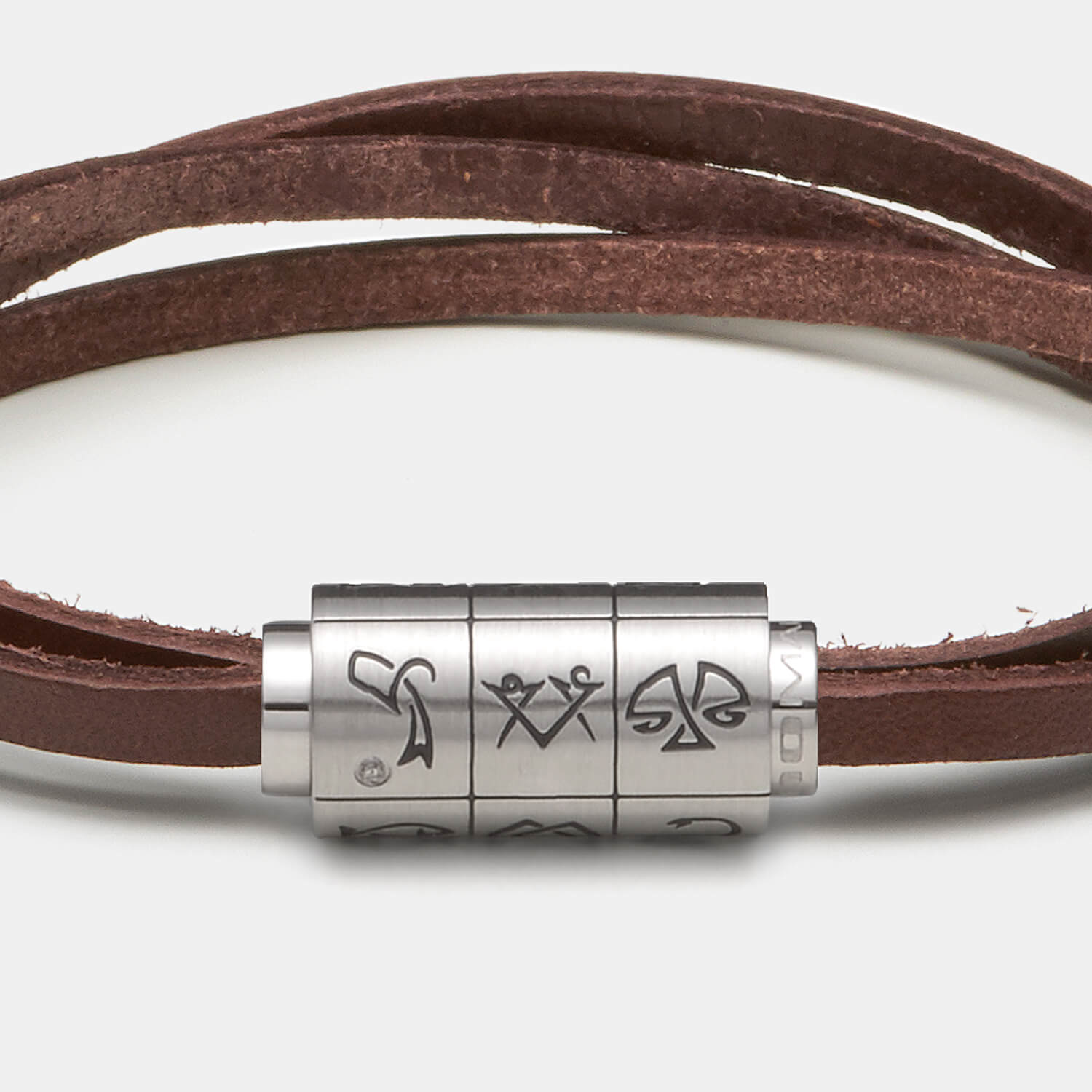 (mix&match)it! Armband Sternzeichen, Leder, braun