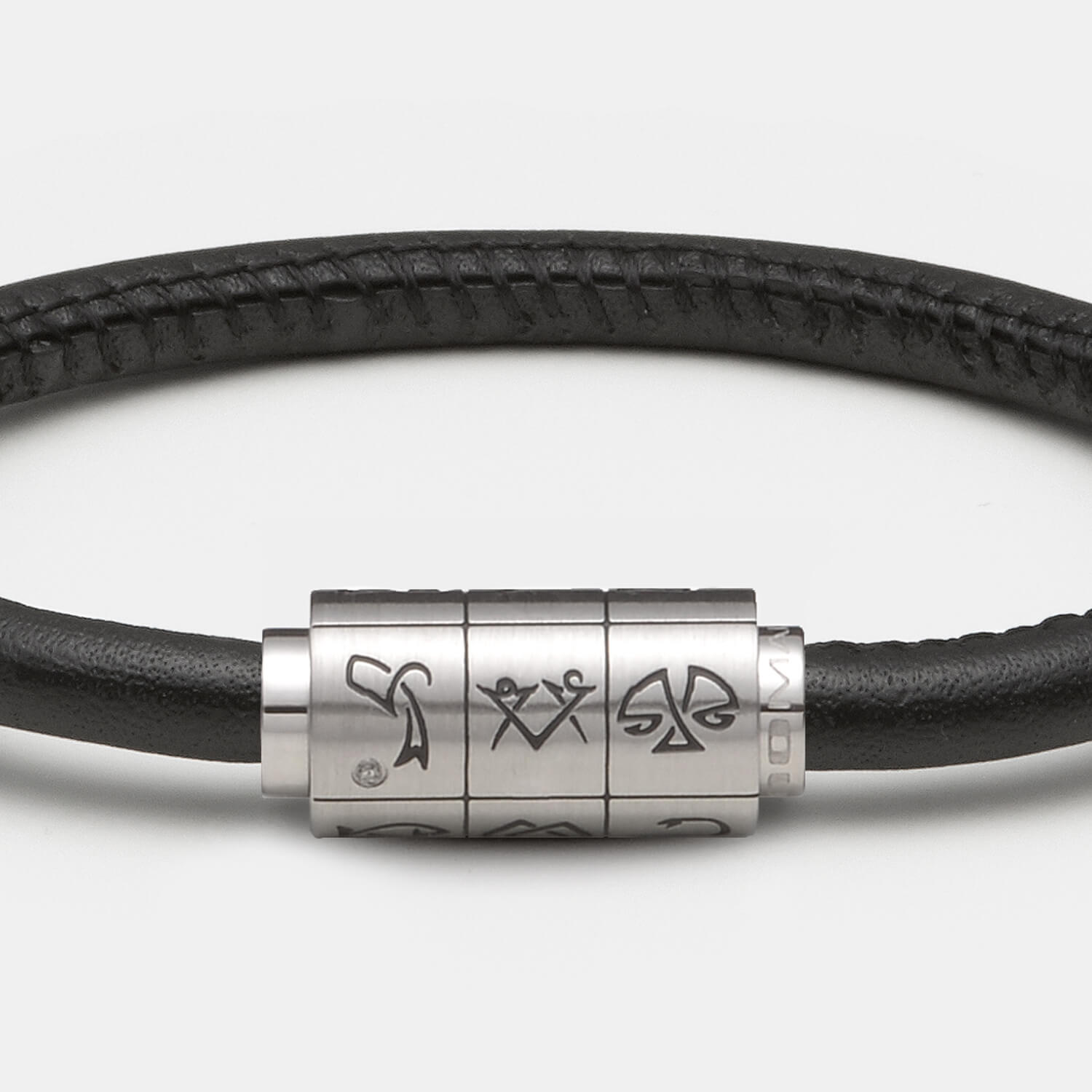 (mix&match)it! Armband Sternzeichen, Leder, schwarz