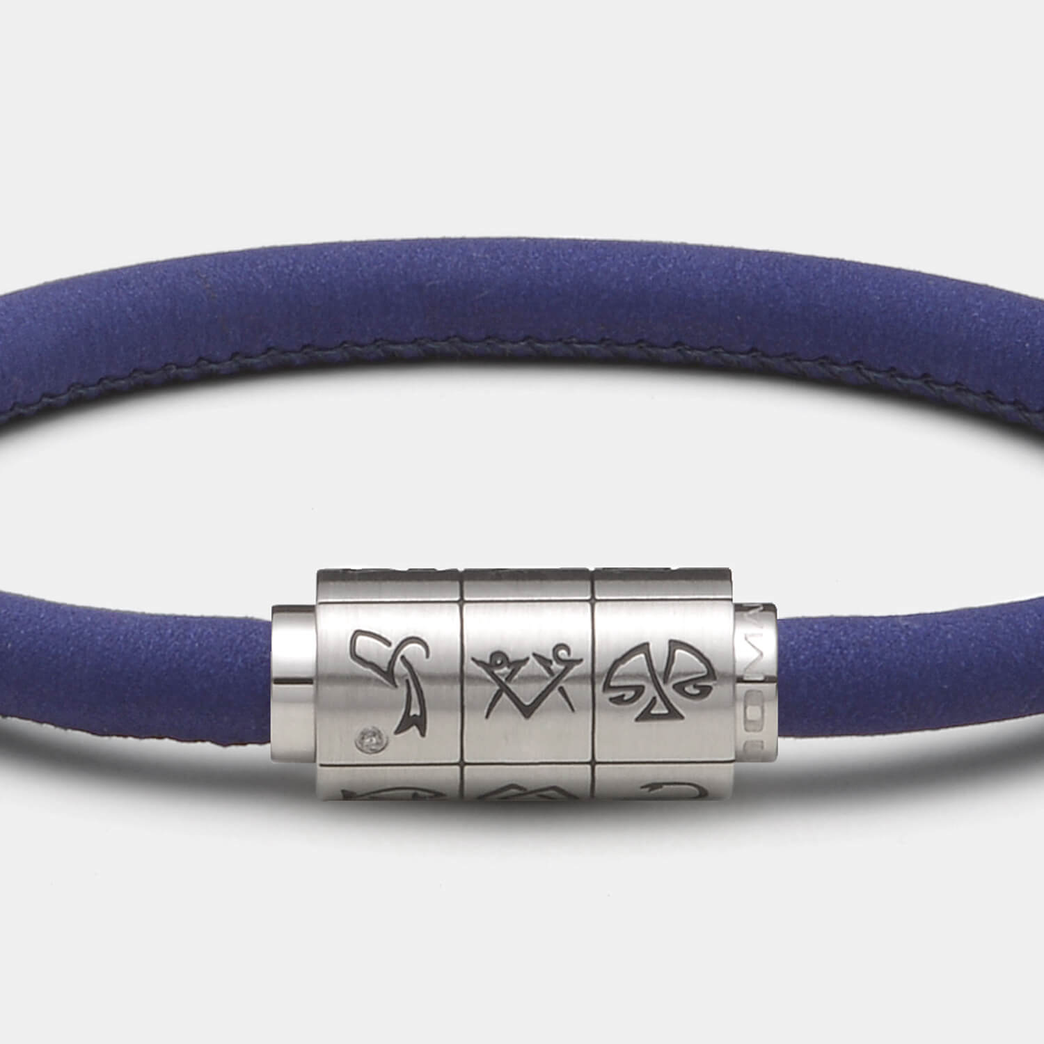 (mix&match)it! Armband Sternzeichen, Leder, royal blau