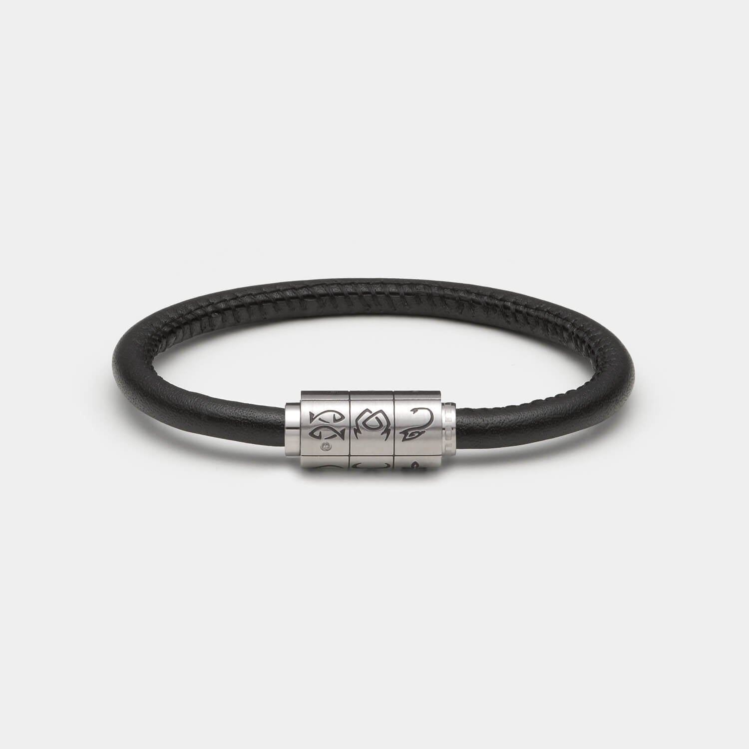 (mix&match)it! Armband Sternzeichen, Leder, schwarz