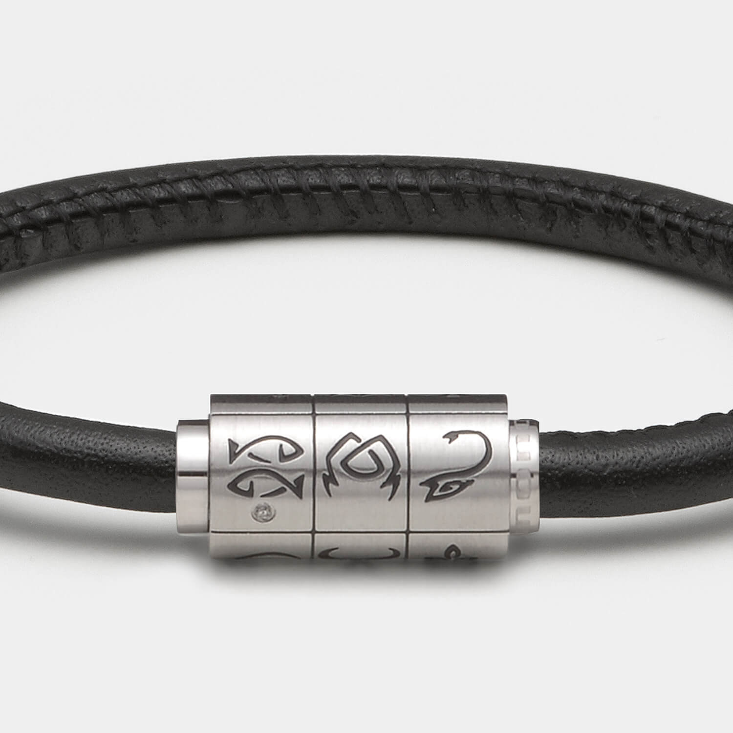 (mix&match)it! Armband Sternzeichen, Leder, schwarz