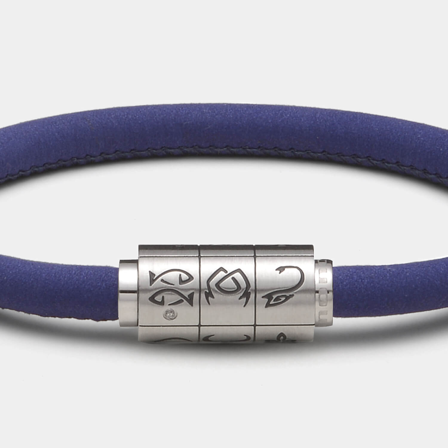 (mix&match)it! Armband Sternzeichen, Leder, royal blau