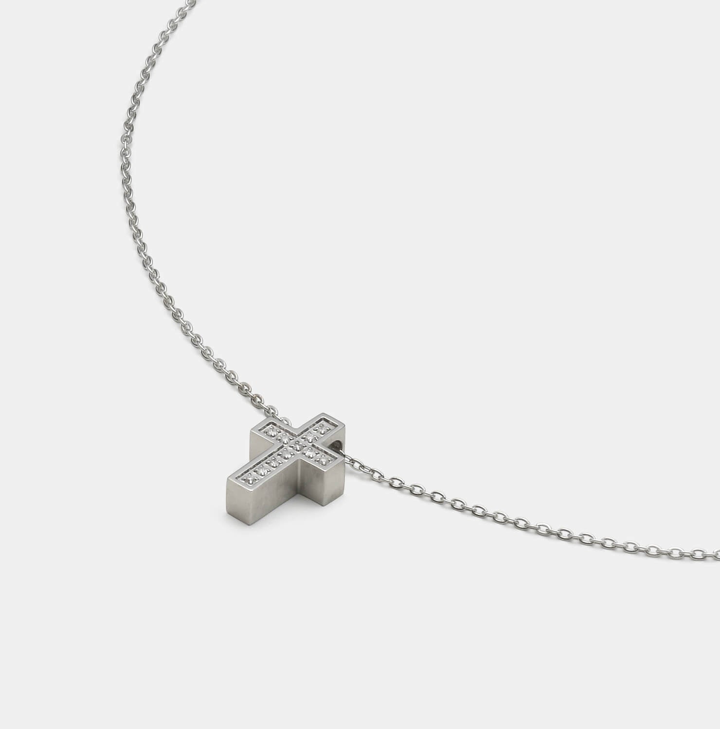 Infinity Anhänger, Diamanten